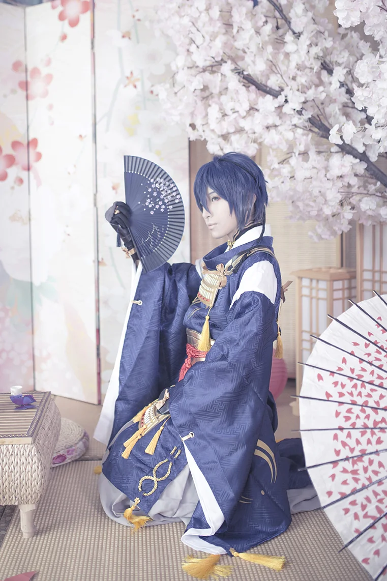 刀剑乱舞三日月宗近COS写真