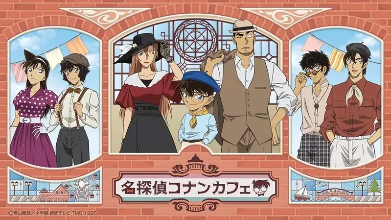 紀念劇場版《名偵探柯南：高速公路的墮天使》上映而開設的期間限定咖啡廳，推出趣味料理「犯人就在那裡！？百匯」一棒子下去就能享受巧克力與莓果的風味｜高清图片集