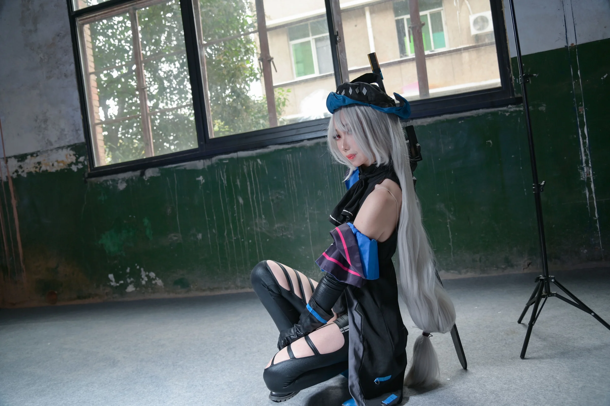 明日方舟 斯卡蒂COS写真