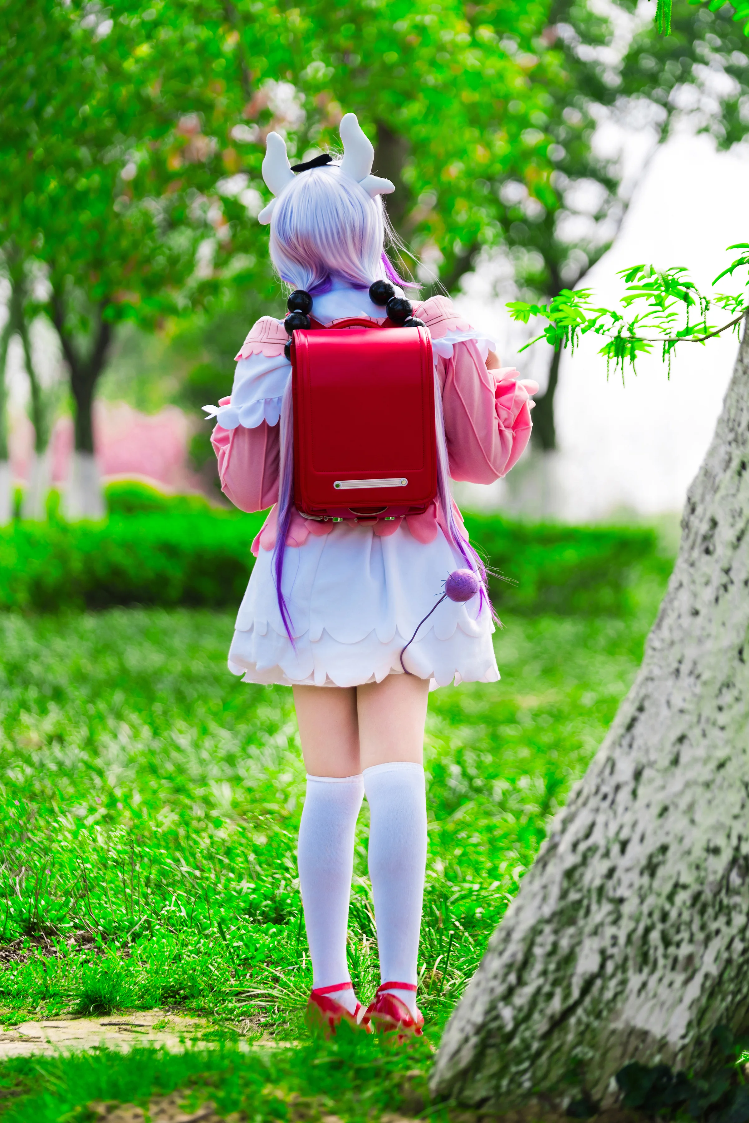 小林家的龙女仆康娜COS写真，呐呐……你喜欢康娜吗？