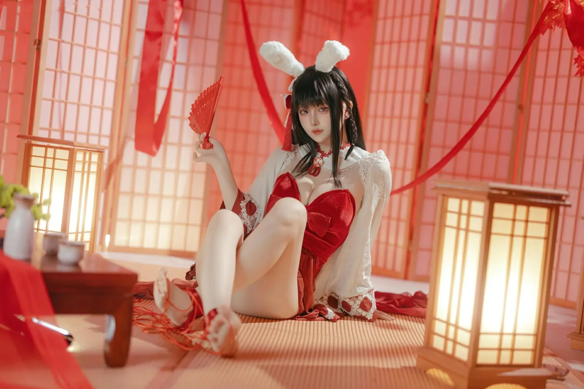 屿鱼 – 碧蓝航线 大山·祈愿的巫女兔｜高清图片集