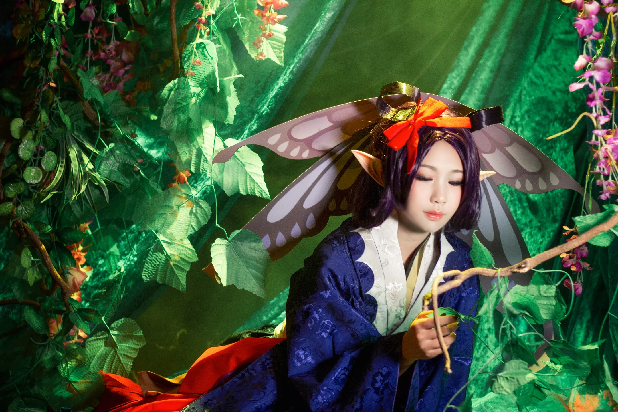 阴阳师蝴蝶精COS写真