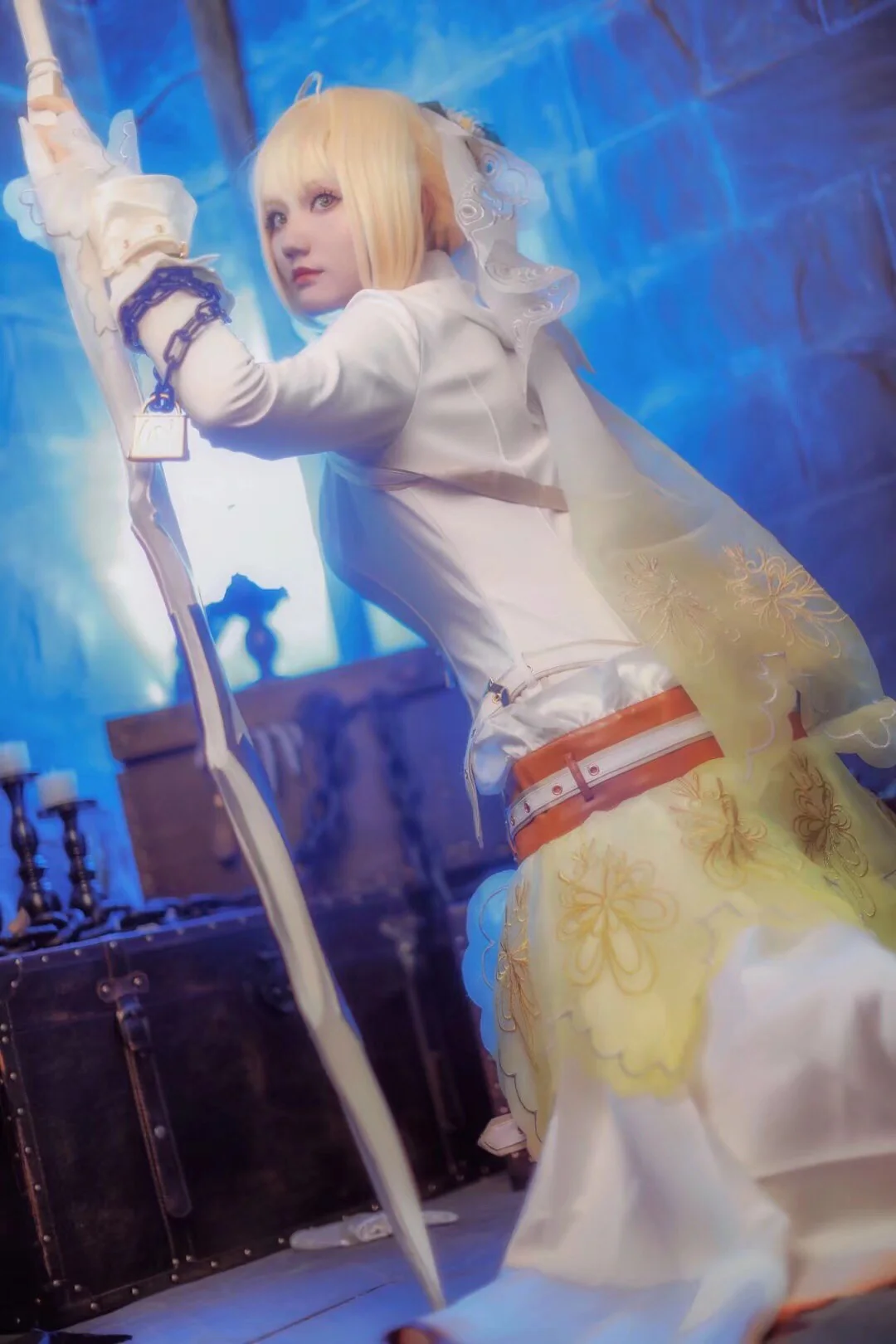 FGO·尼禄 花嫁初始ver COS写真