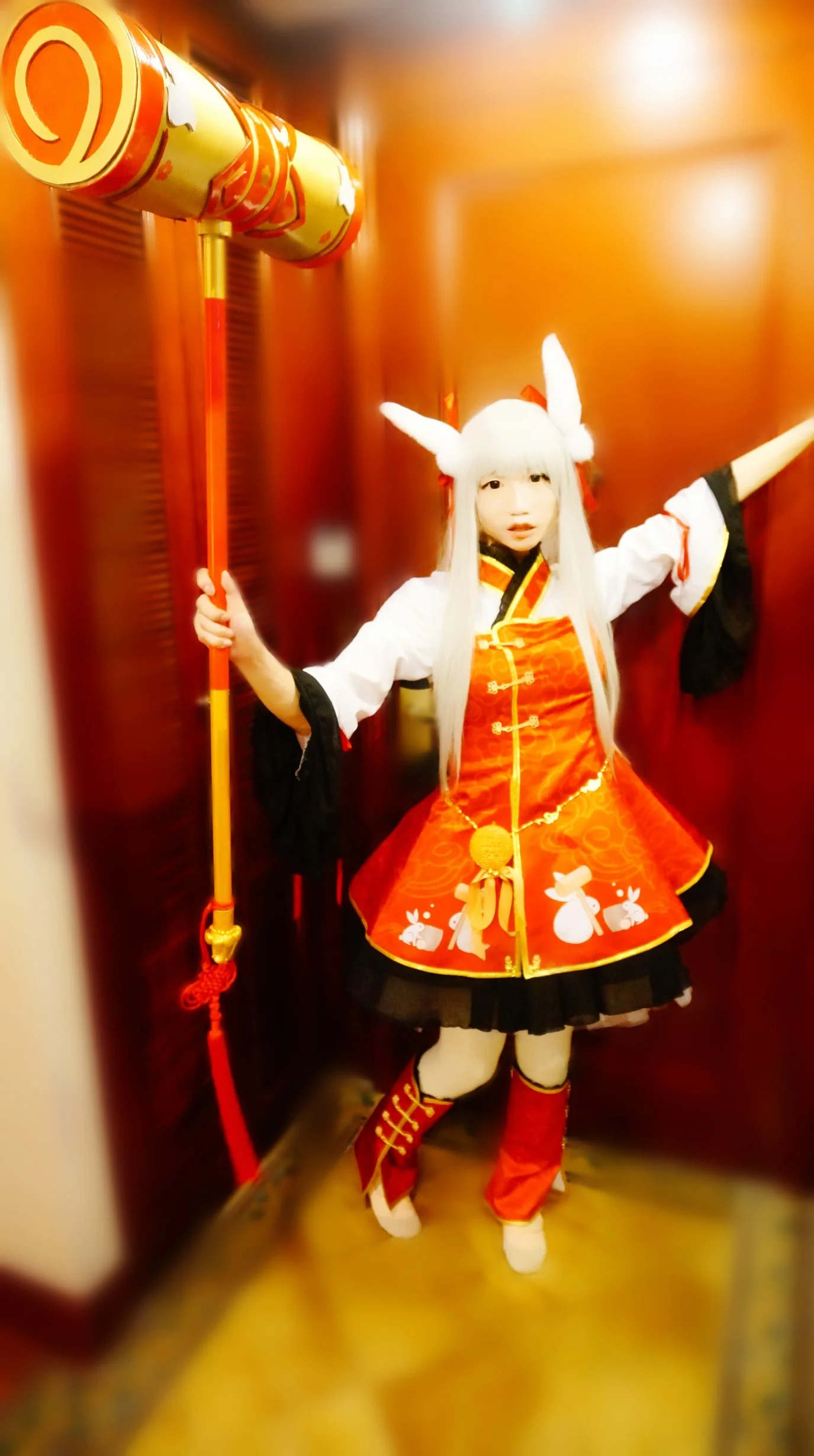 奇迹暖暖月宫蟾兔COS写真