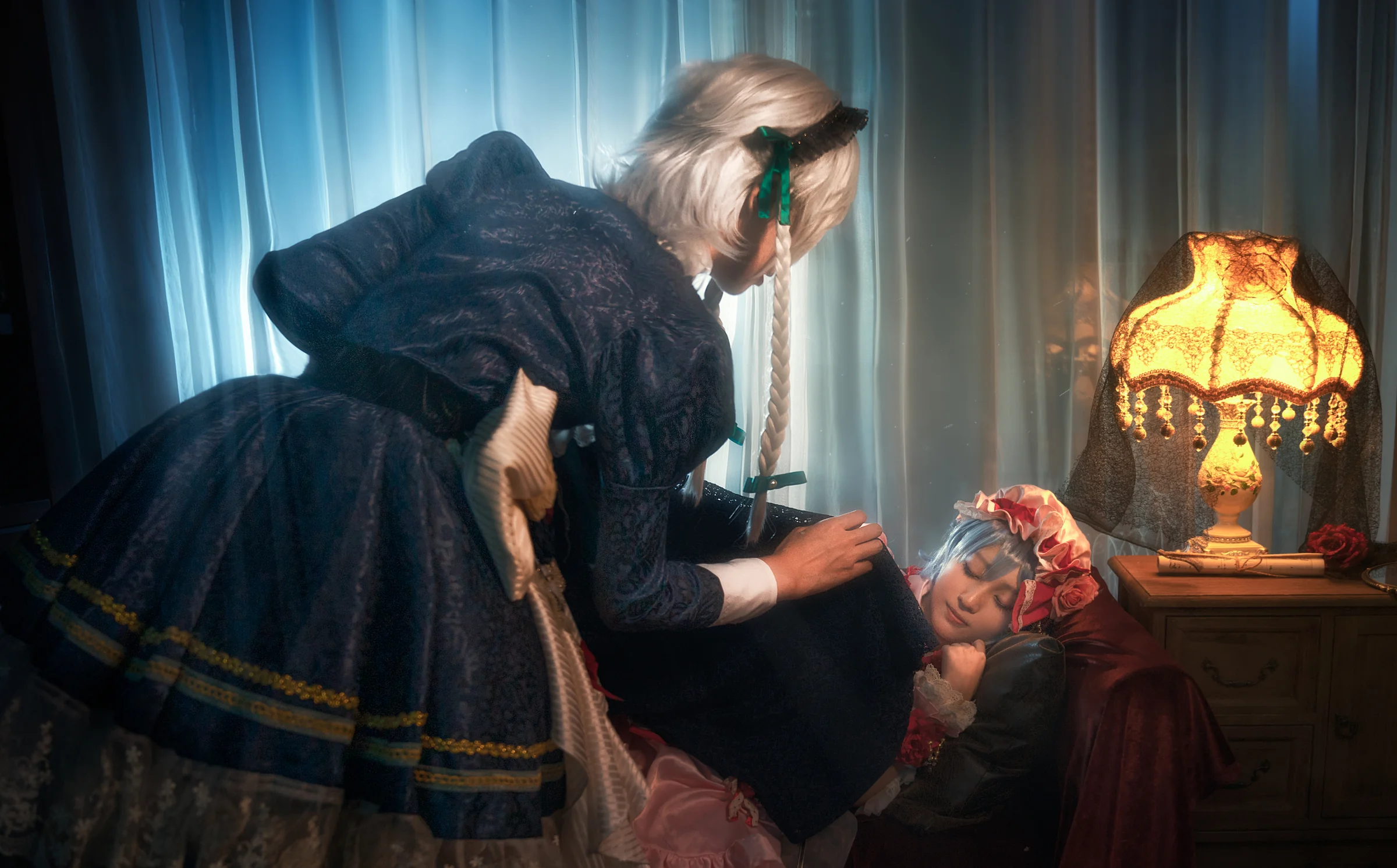 东方project红魔组蕾米莉亚 十六夜咲夜 COS写真