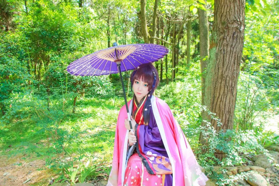 梦100 樱花COS写真
