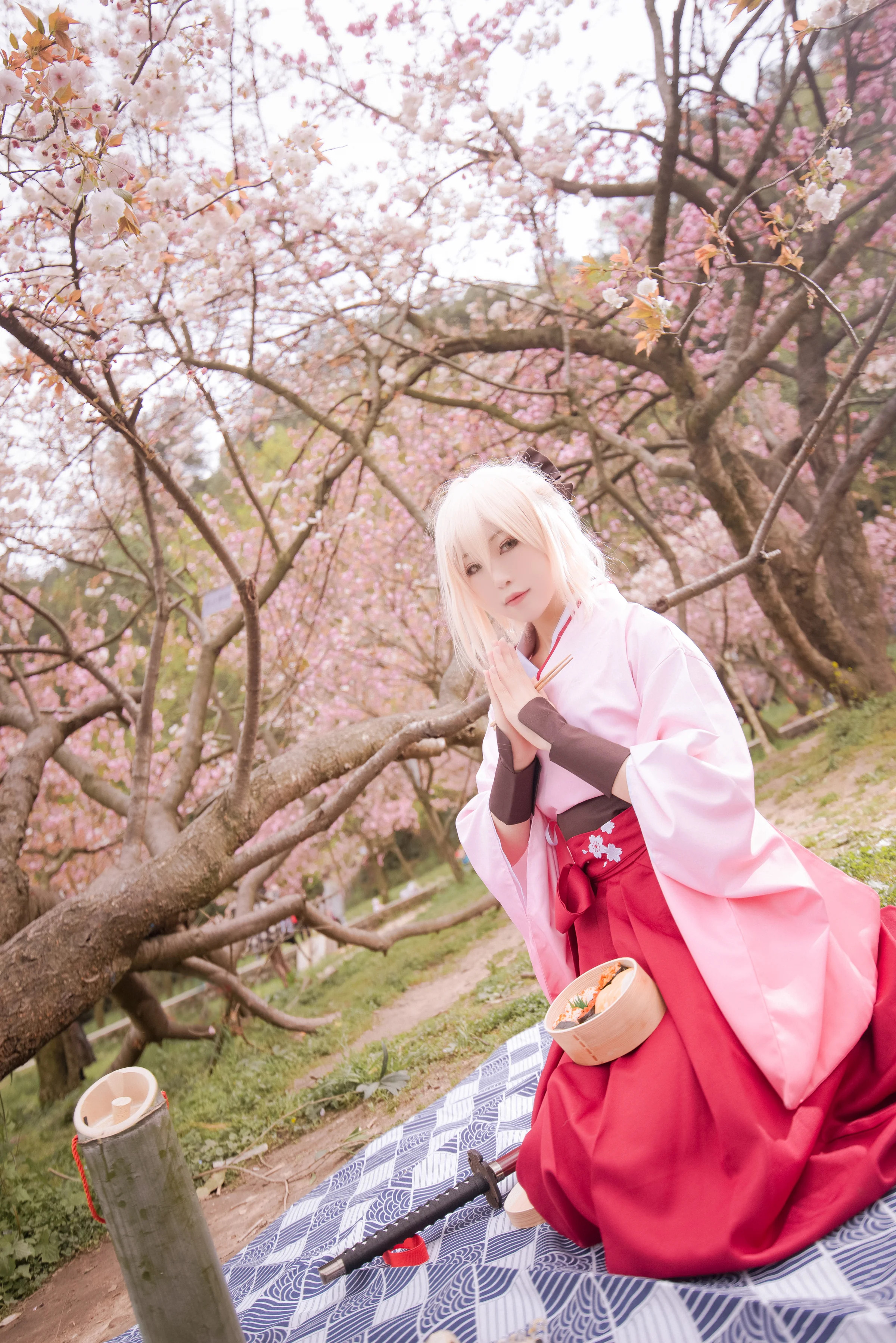 Fate/GrandOrder 冲田总司COS写真