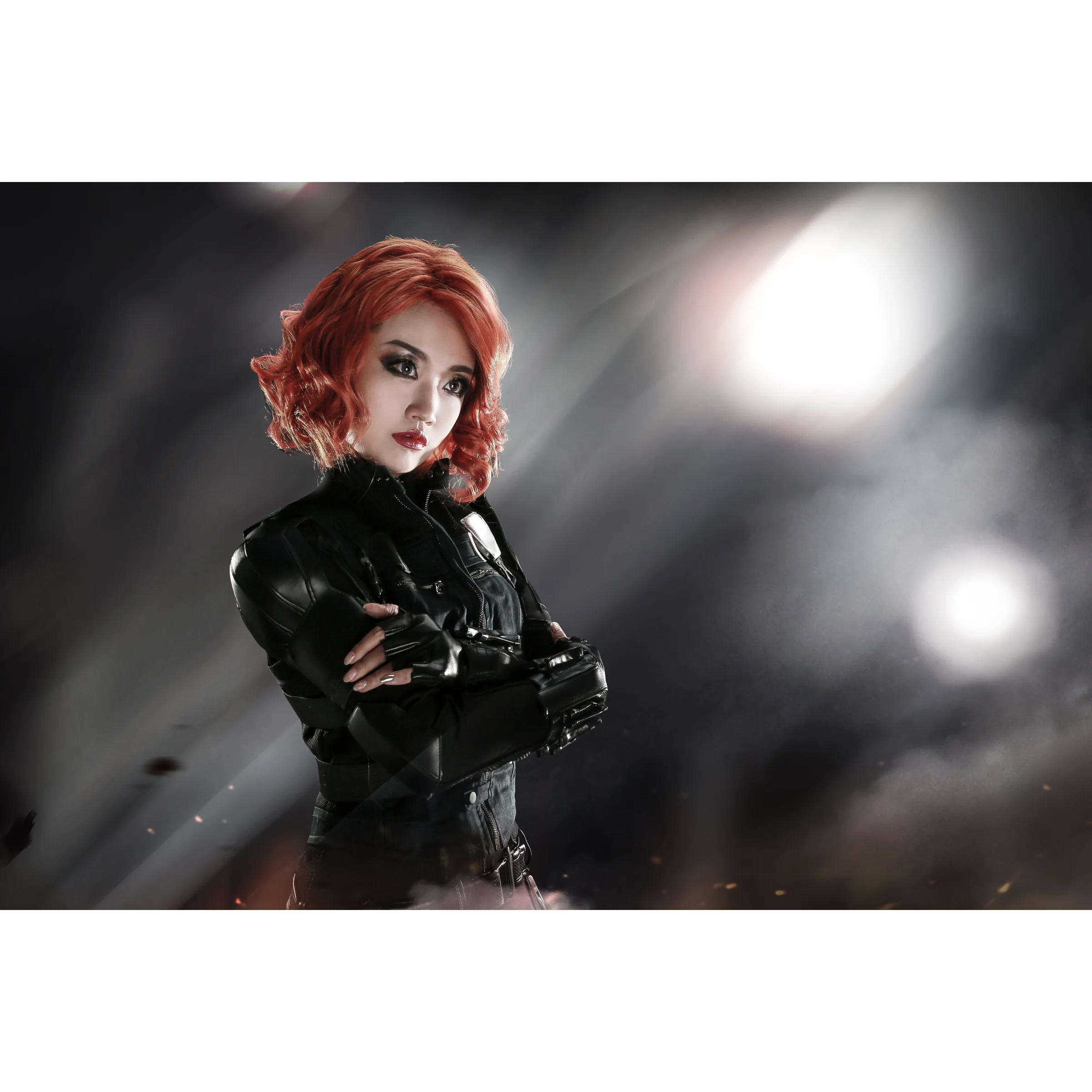 黑寡妇 black widow COS写真