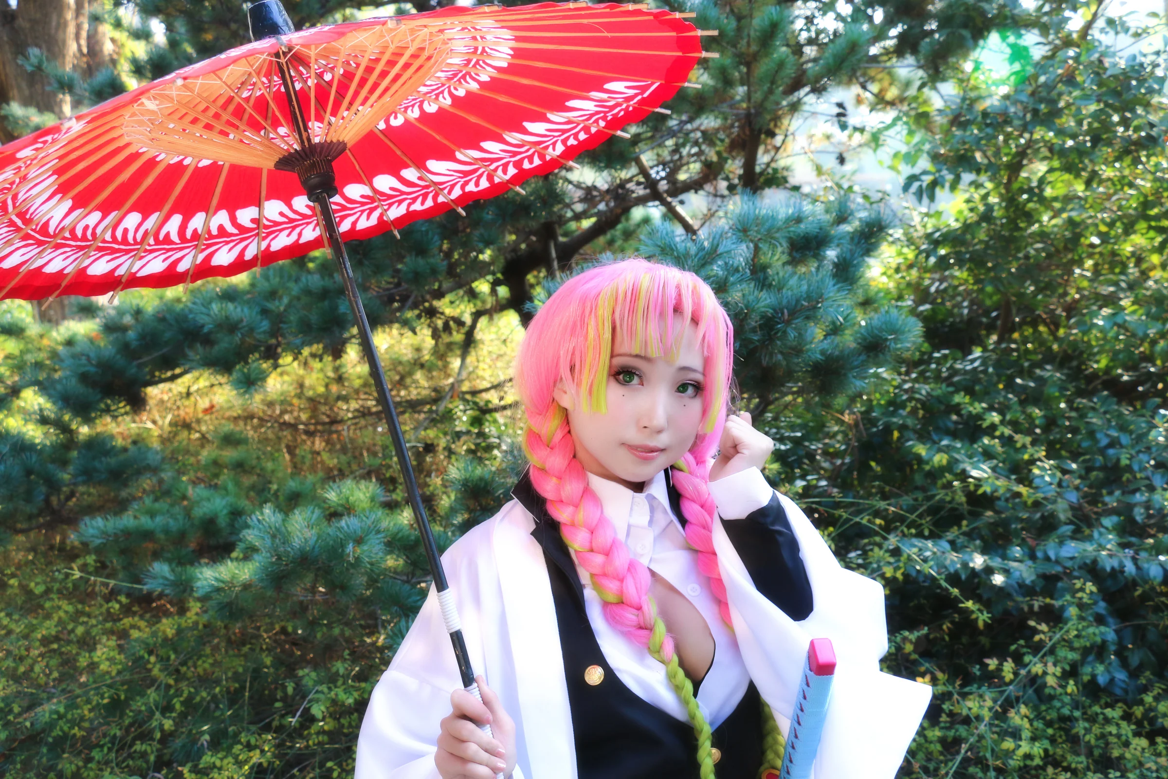 鬼灭之刃 甘露寺蜜璃恋柱COS写真