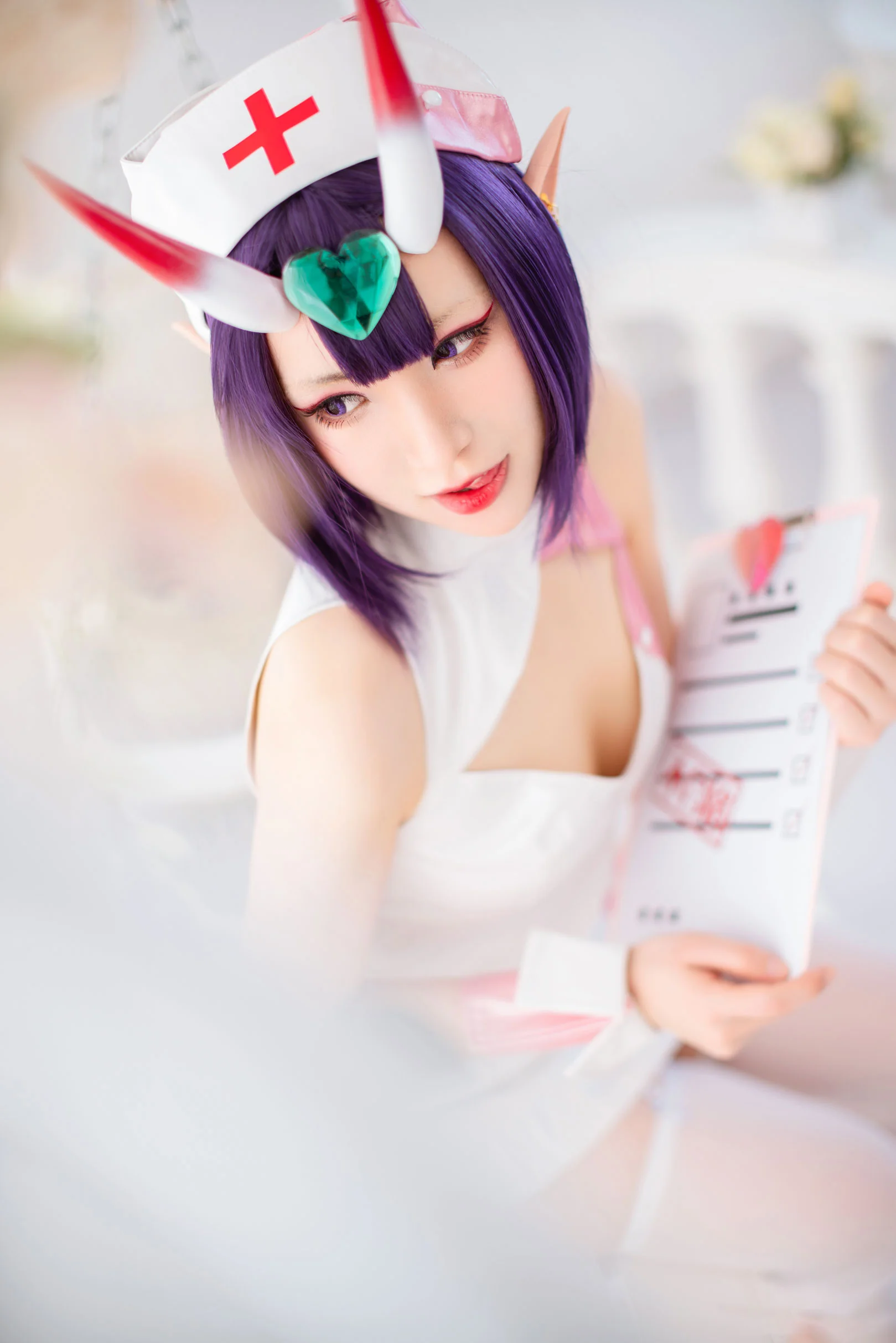 fgo 酒吞童子护士装COS写真