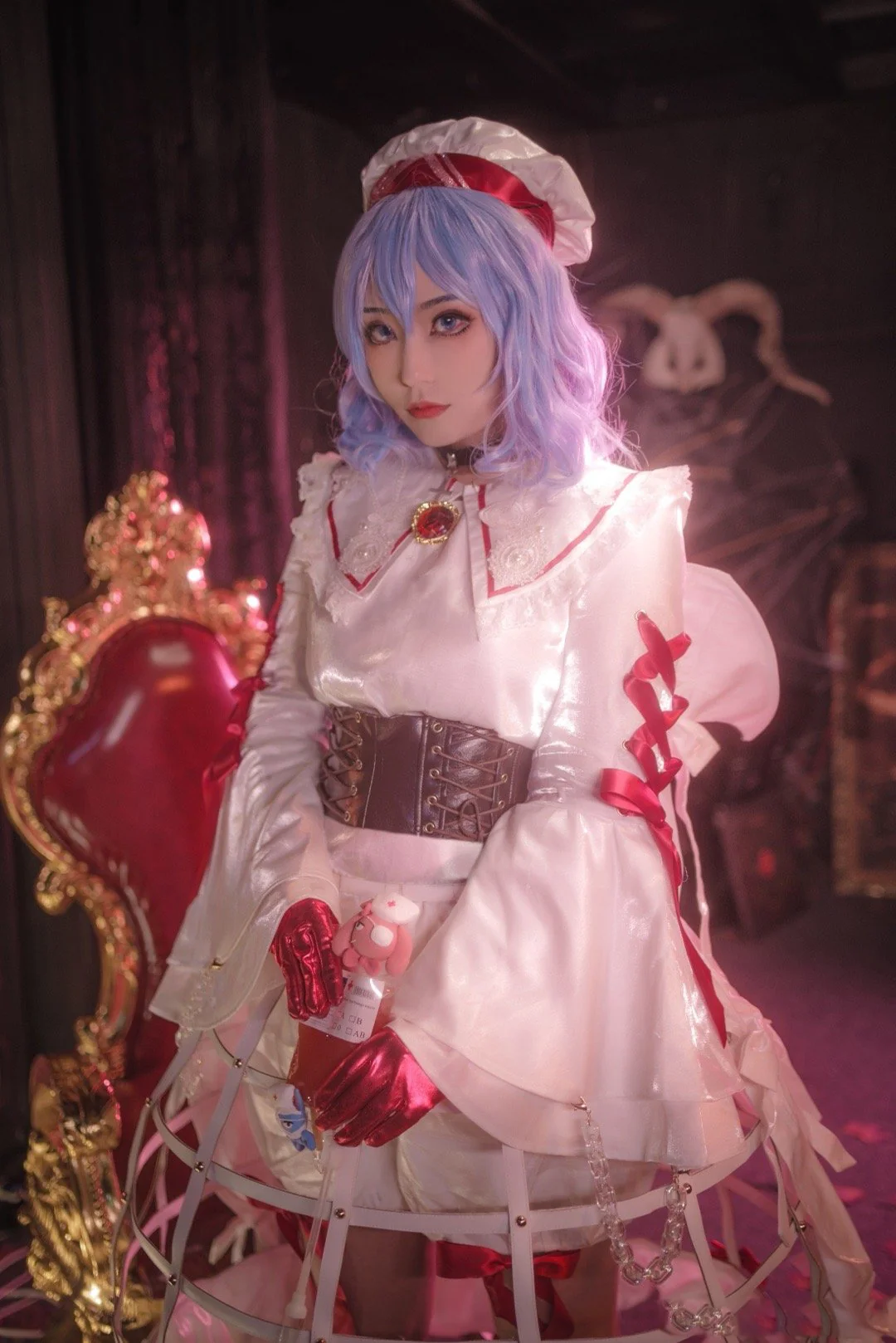 《东方Project》蕾米莉亚·纯白恶魔 COS写真