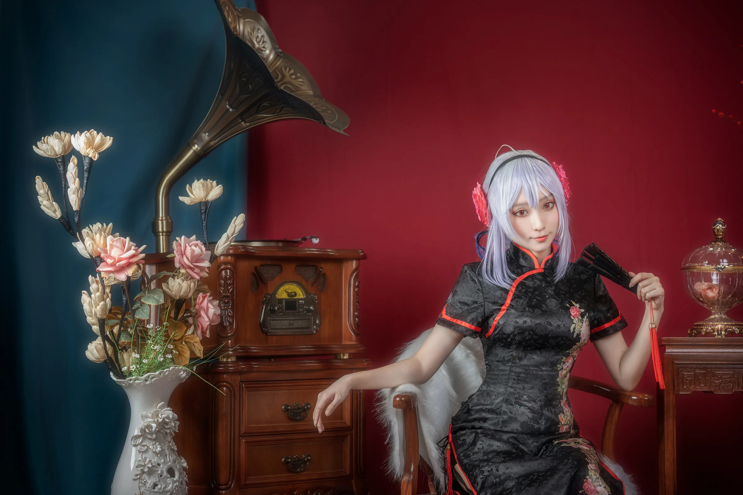 弱音 旗袍 COS写真 初音未来