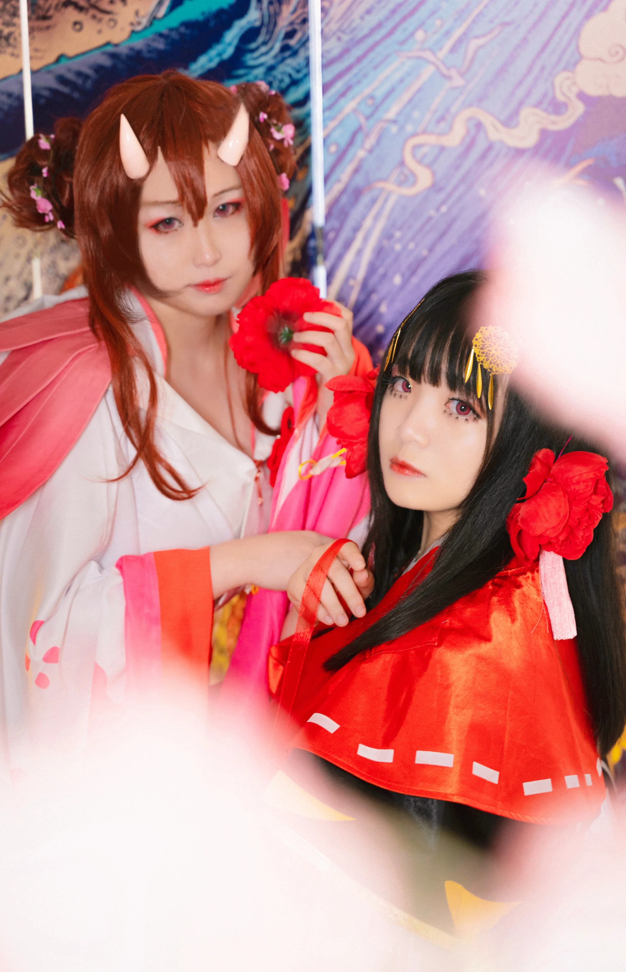 阴阳师 樱花妖桃花妖COS写真