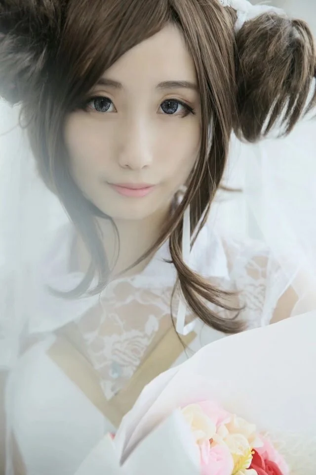 王者荣耀 小乔纯白花嫁周瑜真爱至上COS写真