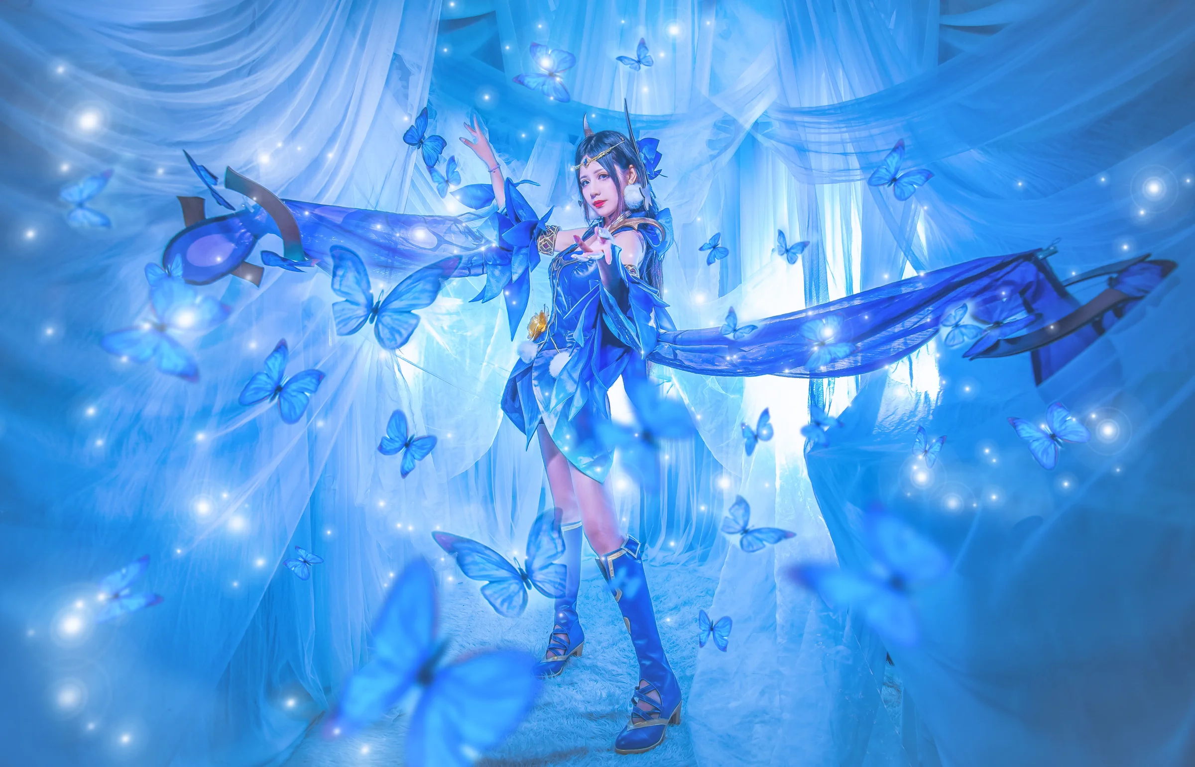 王者荣耀貂蝉——仲夏夜之梦COS写真
