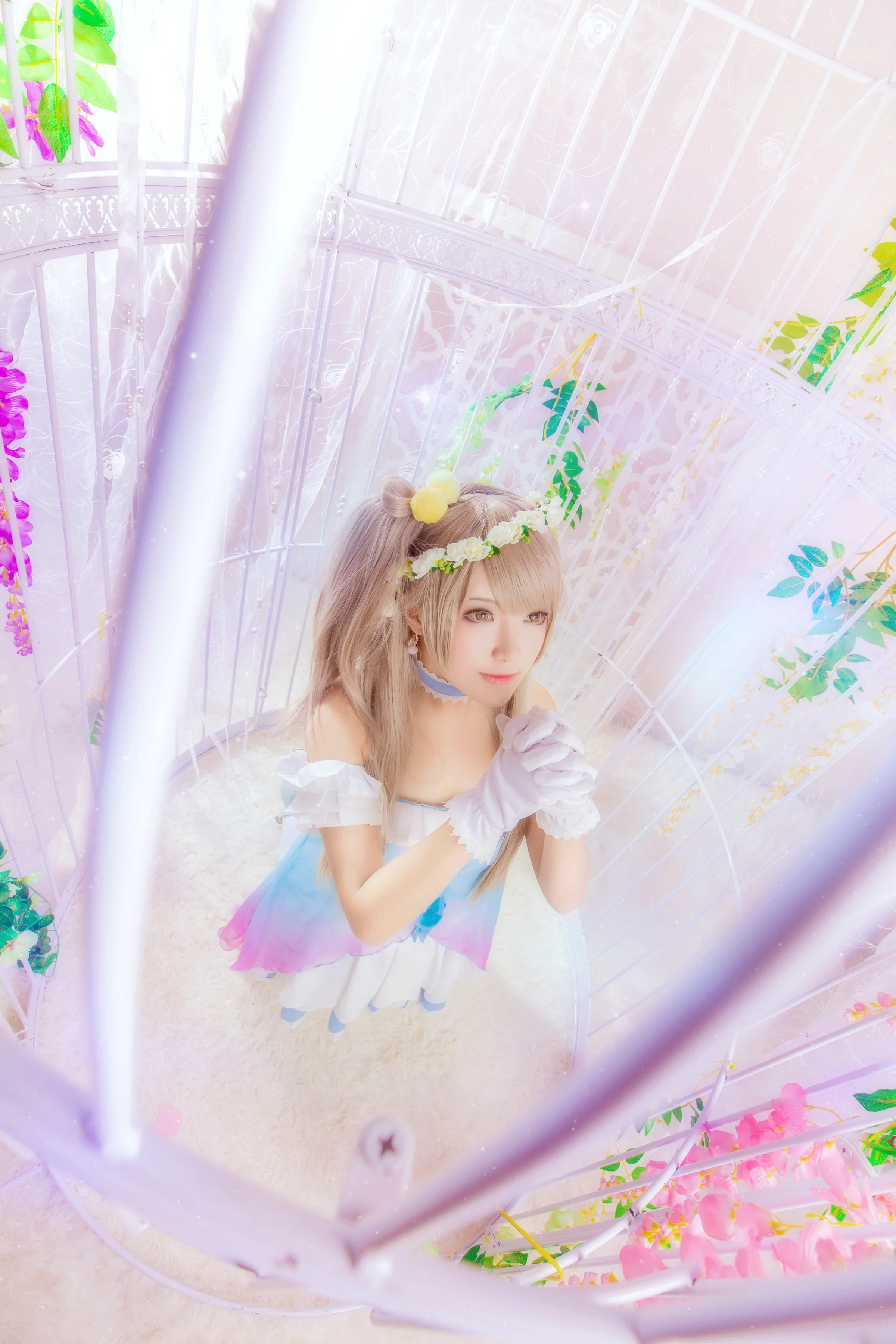 LoveLive！南小鸟蓝纱打歌服 COS写真