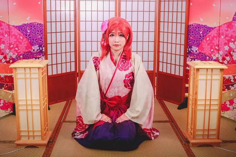 LOVELIVE!Maki同人和服COS写真