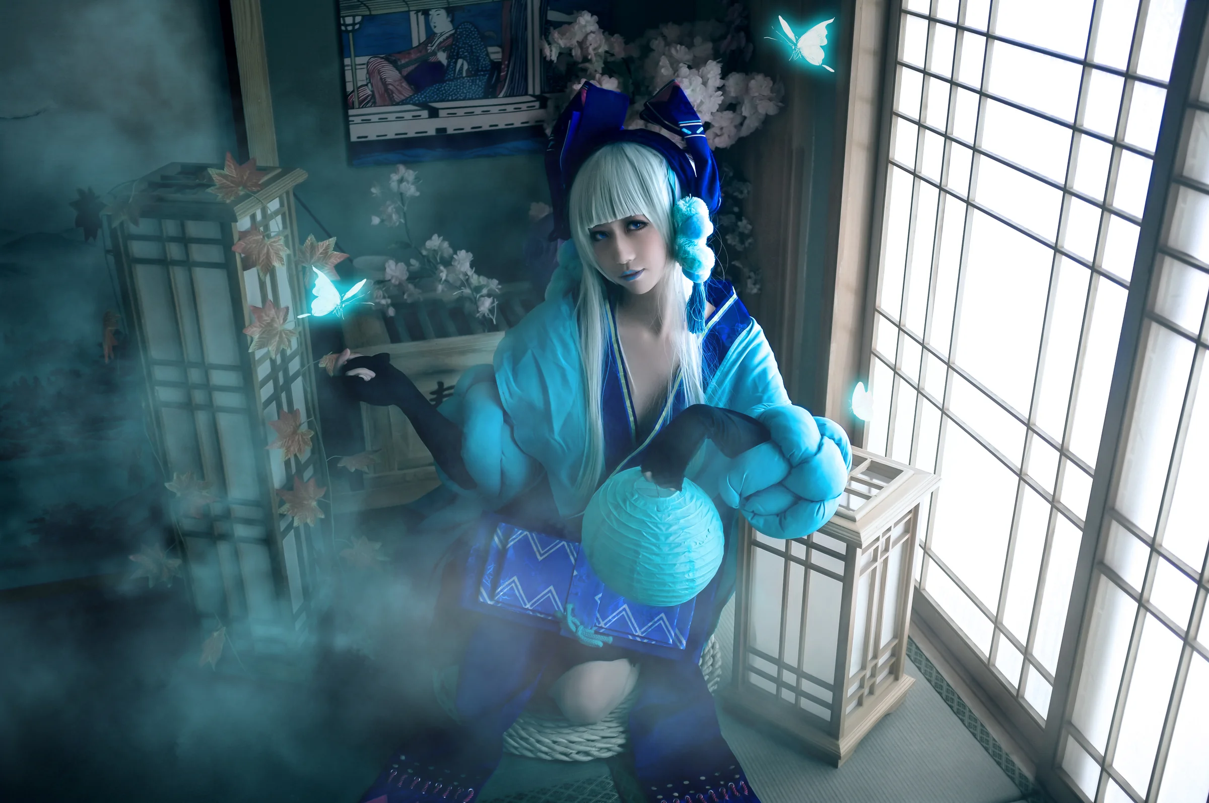 决战平安京青行灯COS写真