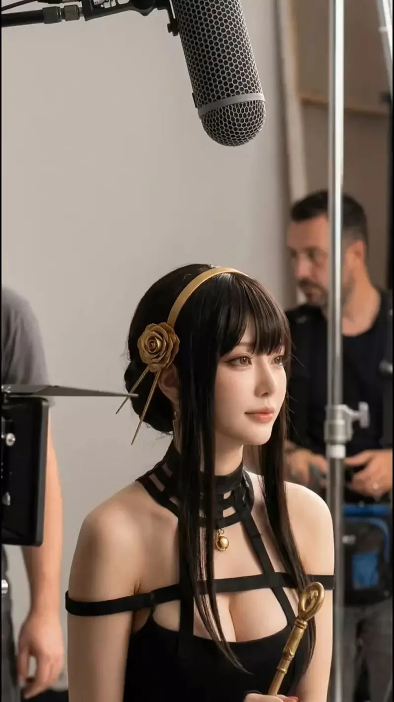AI生成的《間諜家家酒》真人版拍攝現場，這裡的安妮亞真的是太可愛啦｜高清图片集