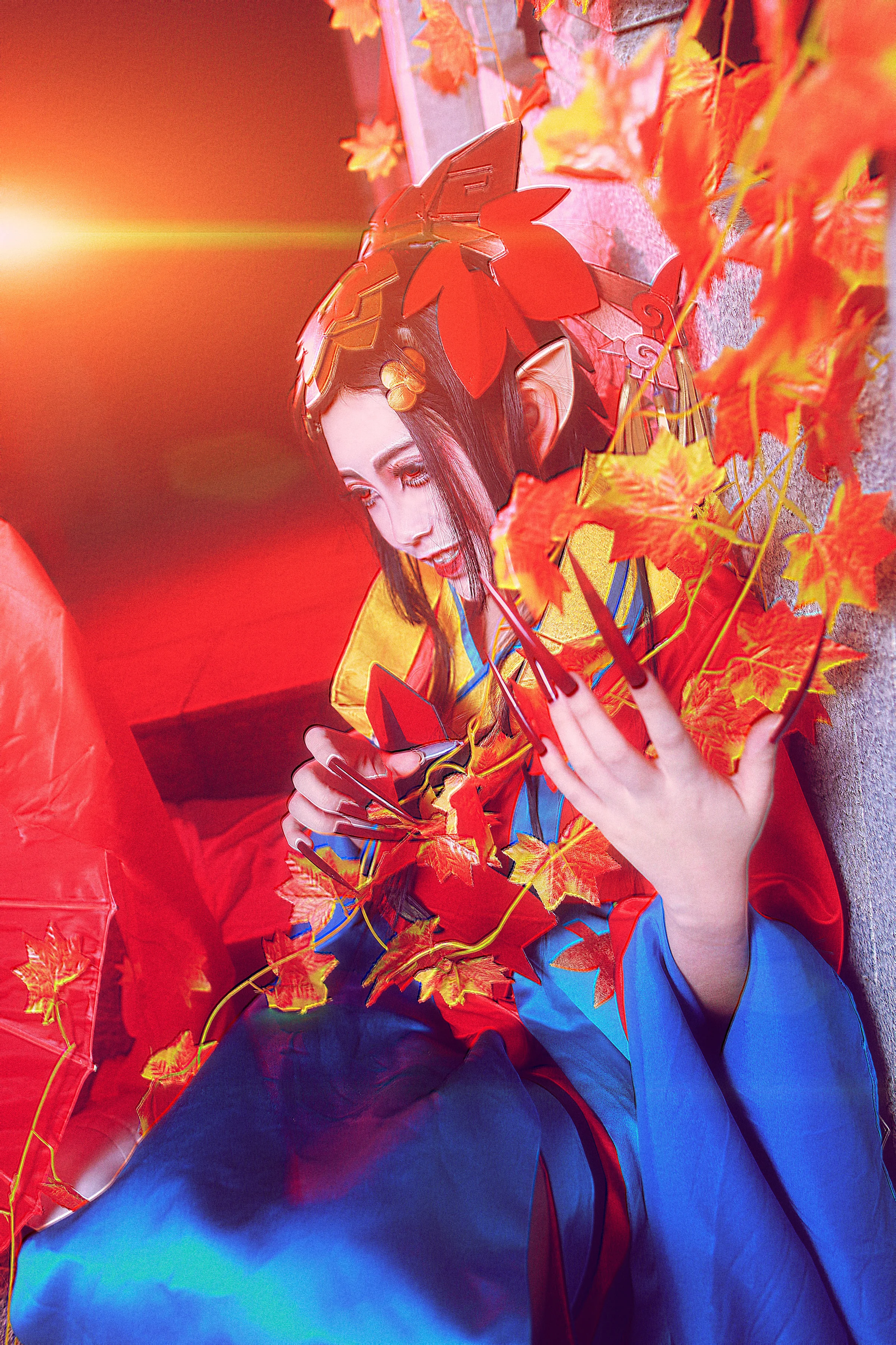 TYA事务所 阴阳师鬼女红叶觉醒COS写真