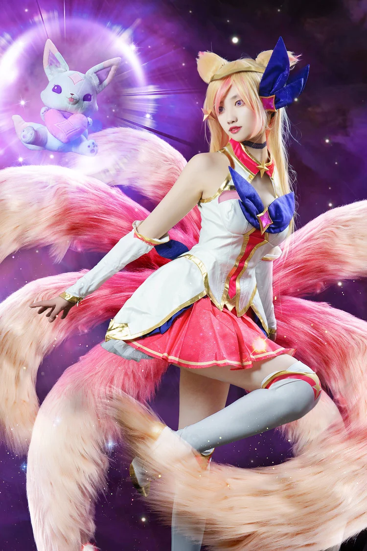 英雄联盟星之守护者阿狸COS写真