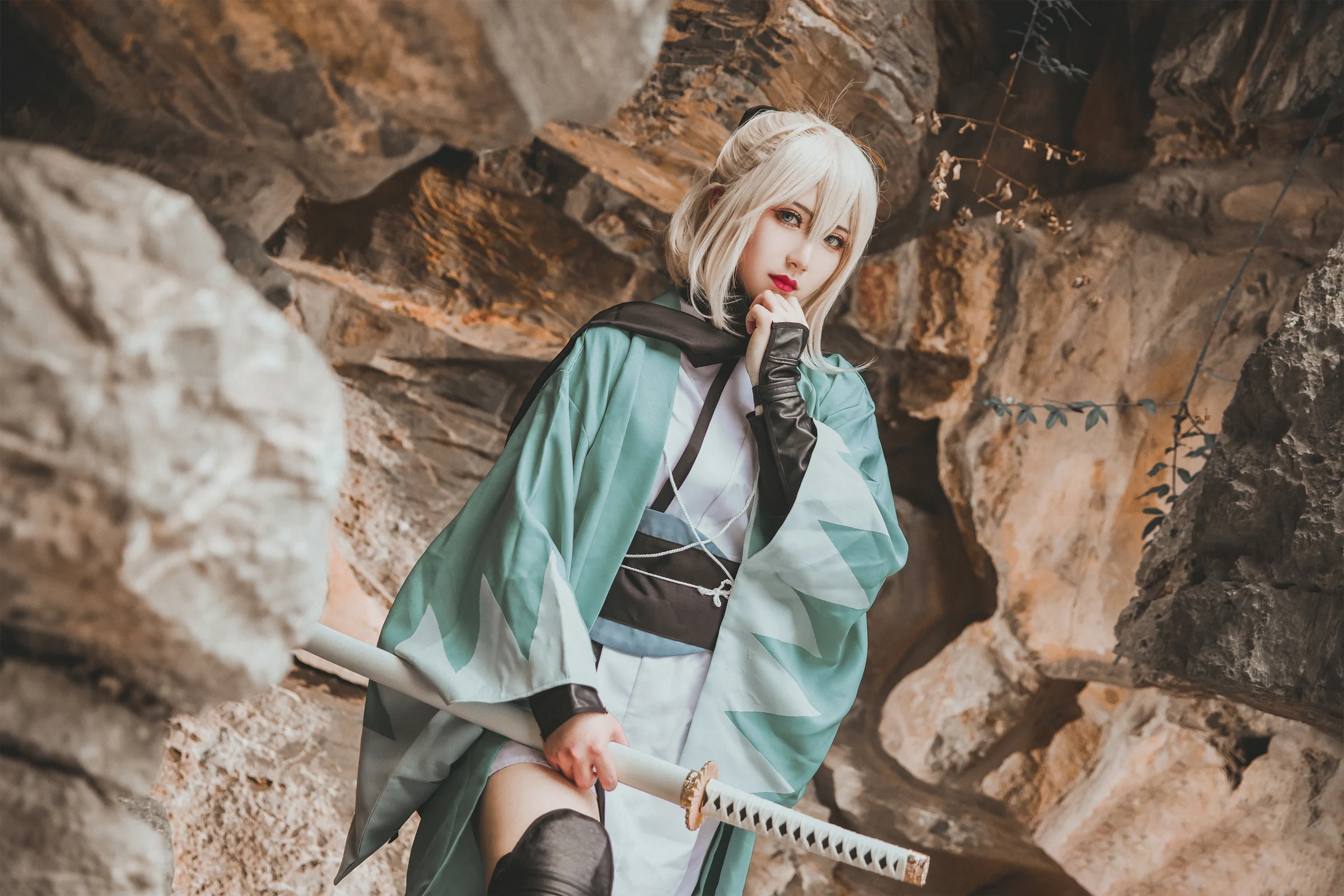 《Fate/GrandOrder》冲田总司COS写真