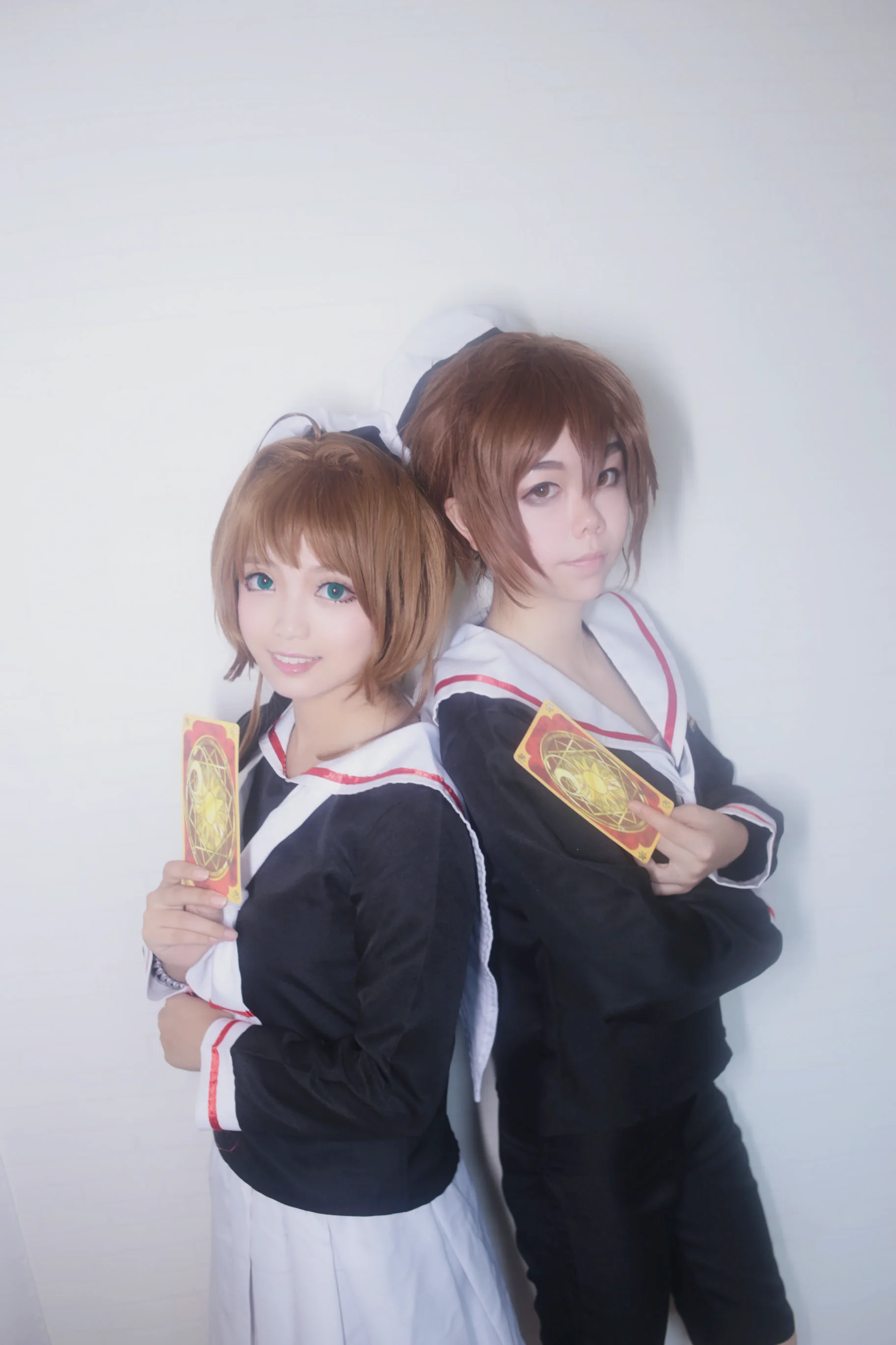魔卡少女樱 小樱&小狼COS写真