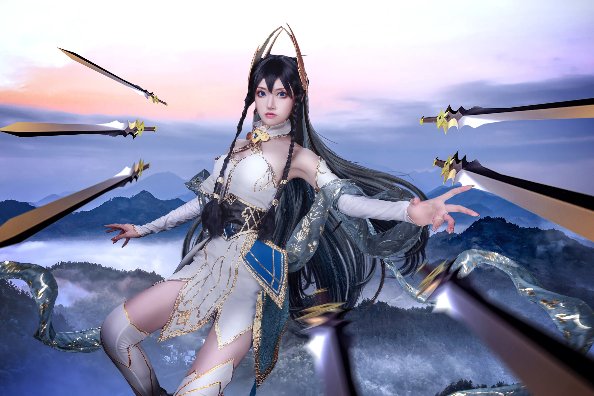 《英雄联盟》刀妹 玉剑传说 COS写真