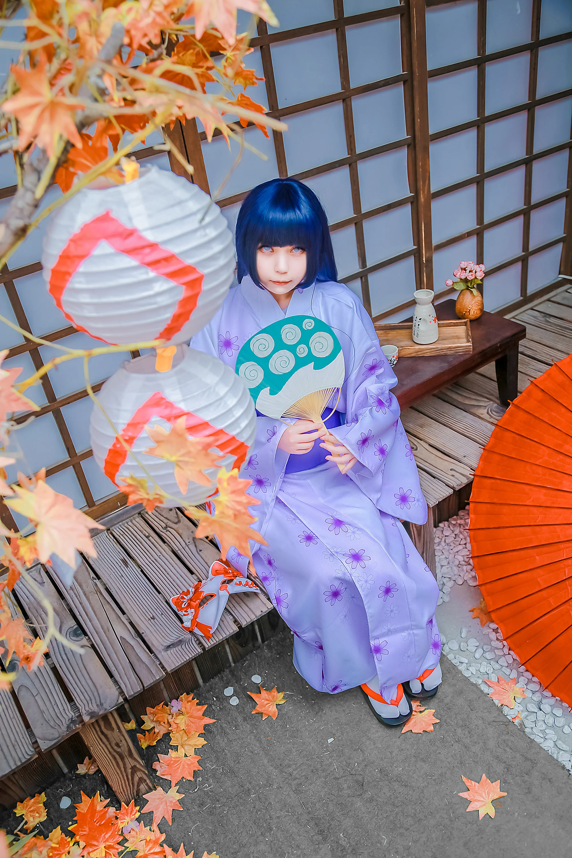 火影忍者大江户温泉 日向雏田COS写真