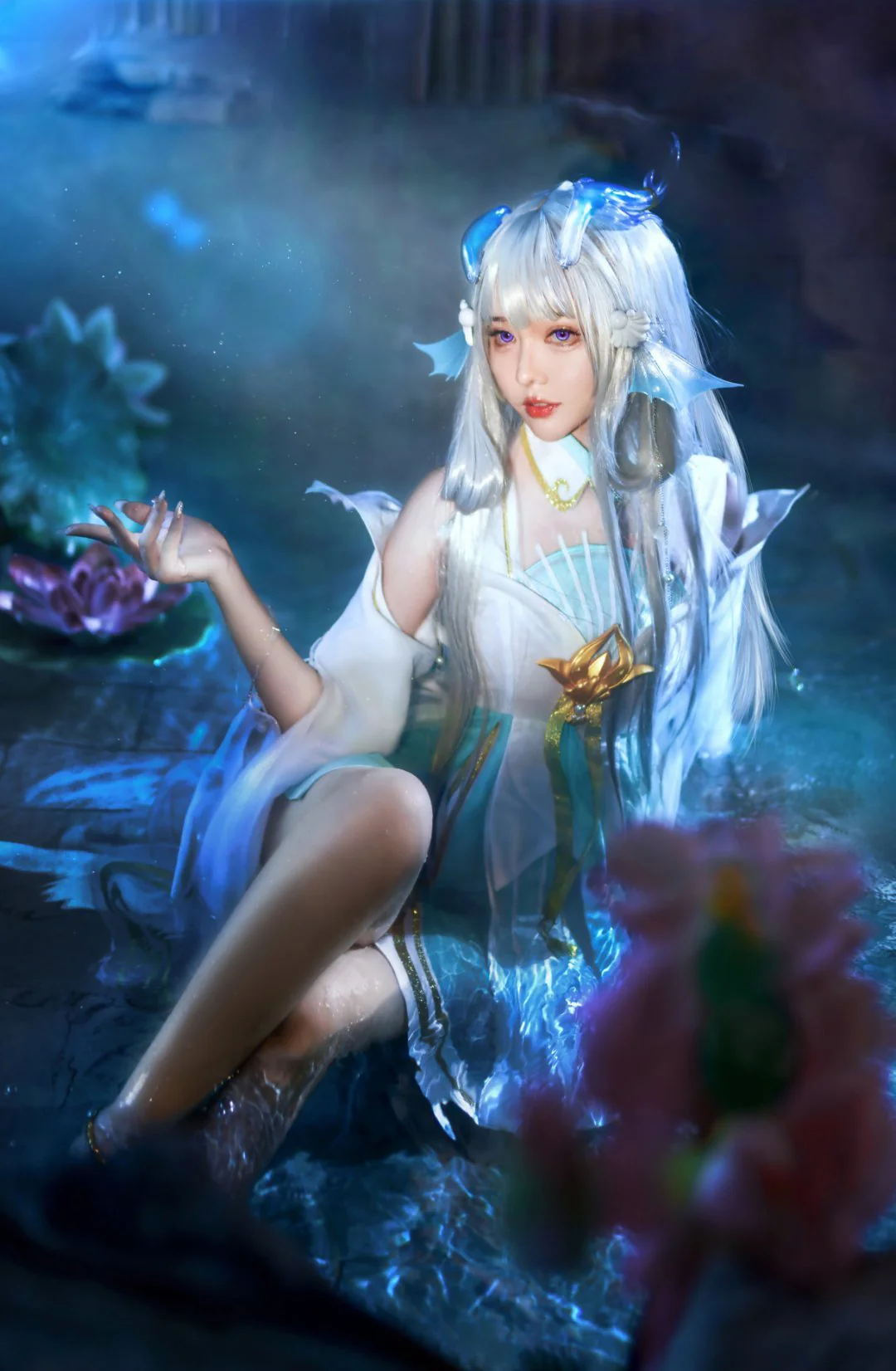 《王者荣耀》西施游龙清影COS写真