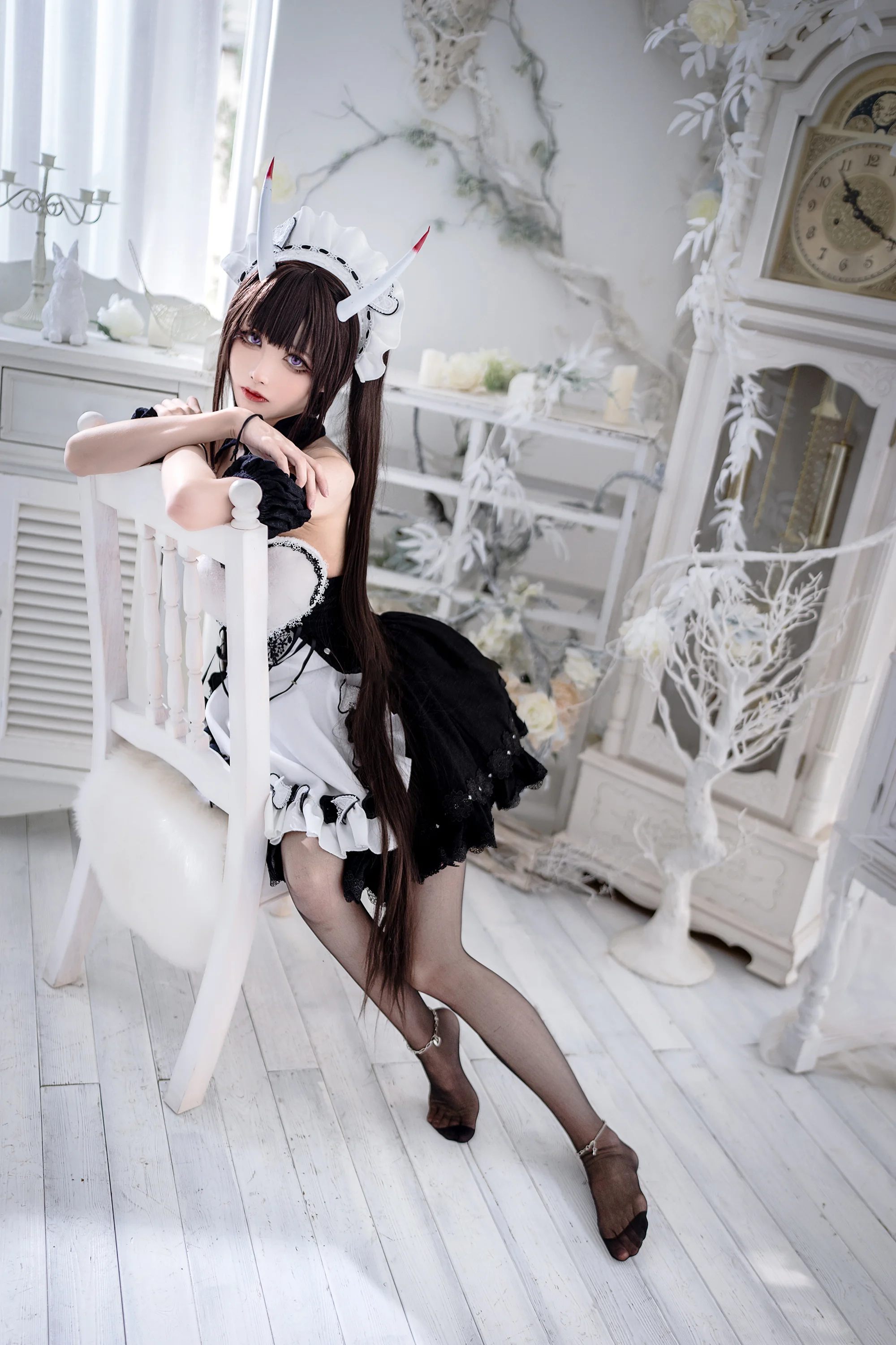 《碧蓝航线》能代女仆COS写真