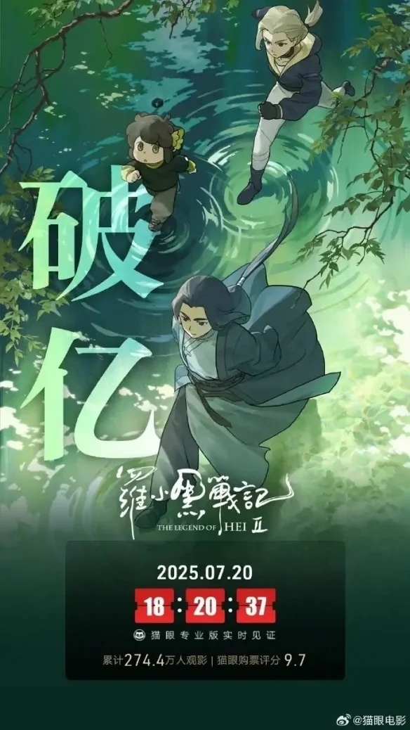 《黑神话》杨奇盛赞《罗小黑战记2》称其为动画新标杆｜高清图片集