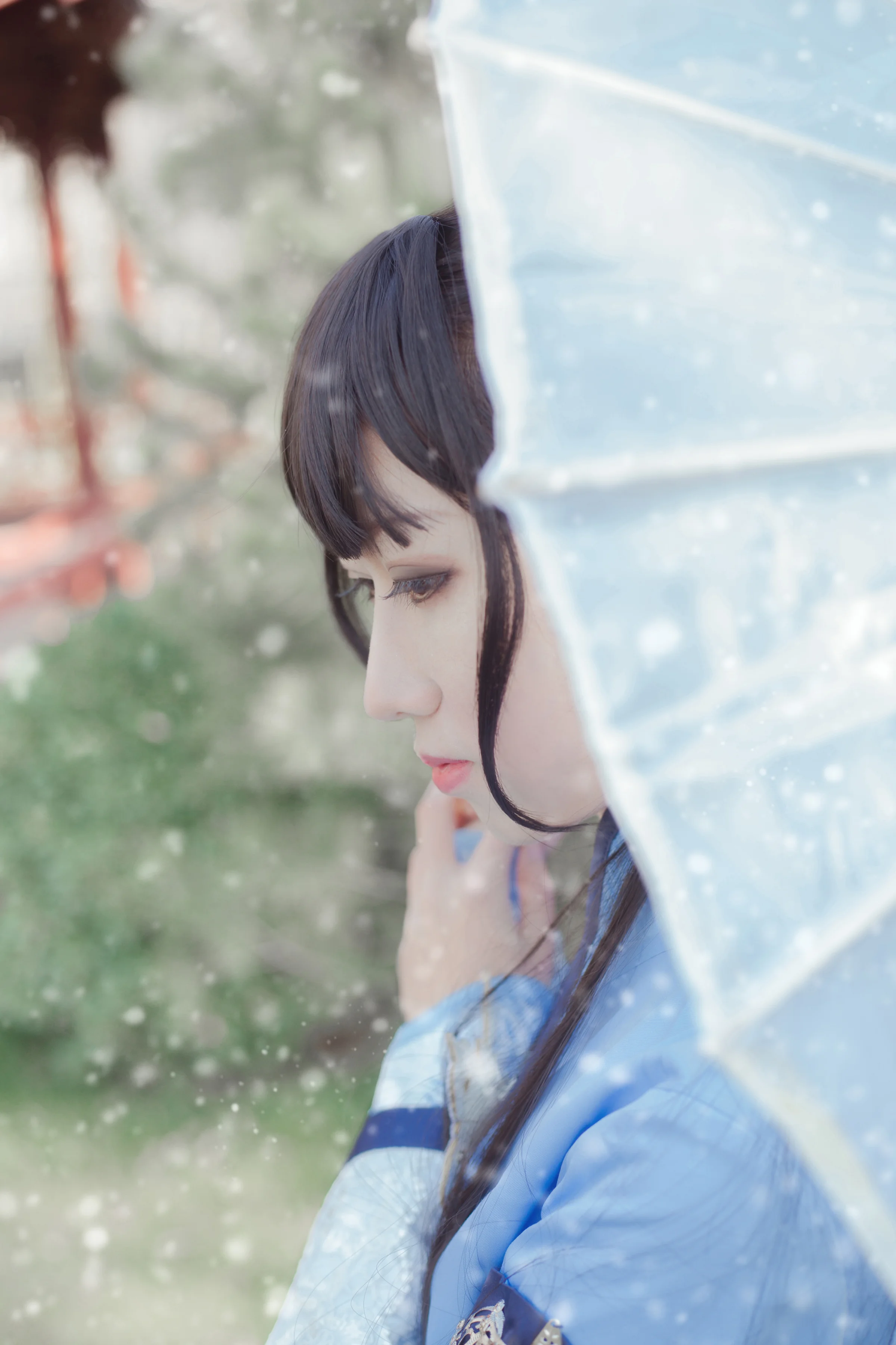 剑网三雪河咩萝COS写真