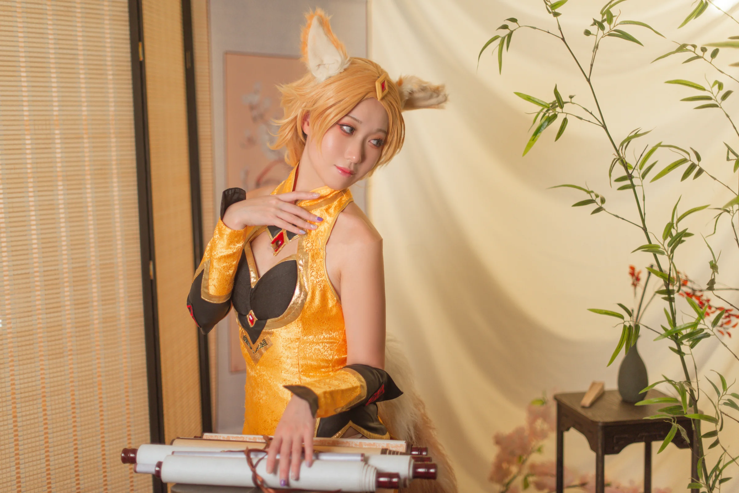 《王者荣耀》妲己COS写真