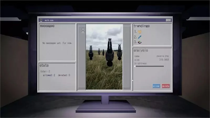 恐怖遊戲《content moderator.》挑戰體驗擔任社群檢查員的一天，瀏覽過濾網路上那些可怕的內容｜高清图片集