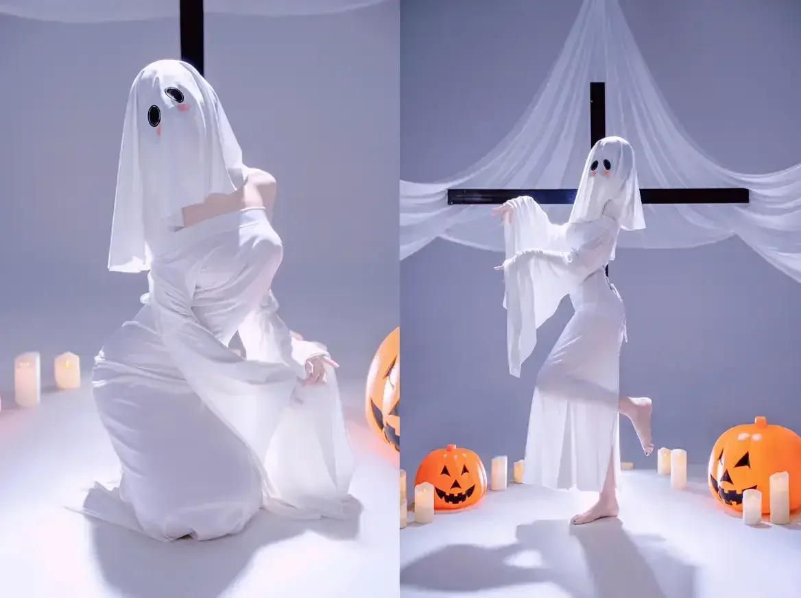 Shika小鹿鹿 – 幽灵娘｜高清图片集