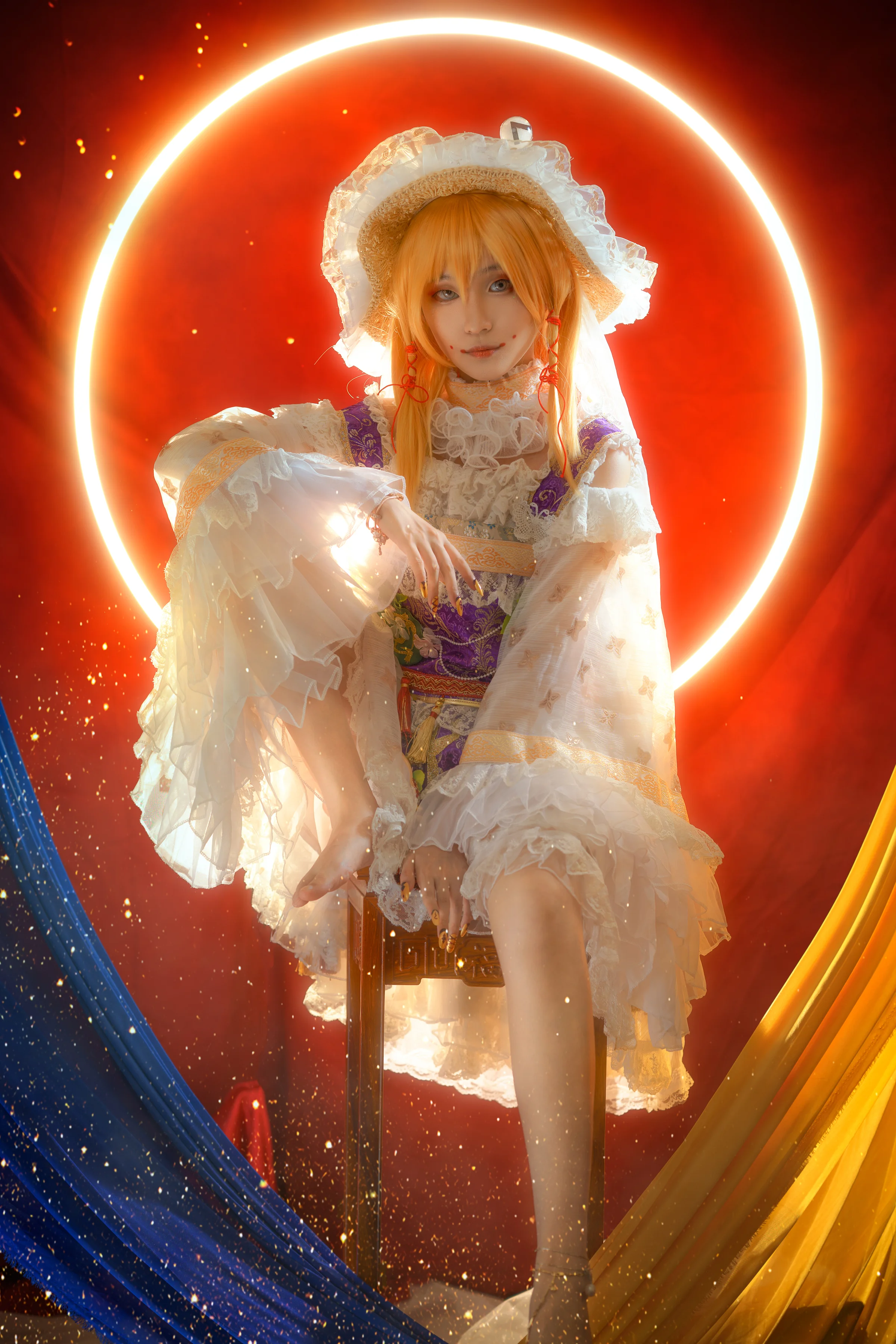 东方project 青蛙子 COS写真