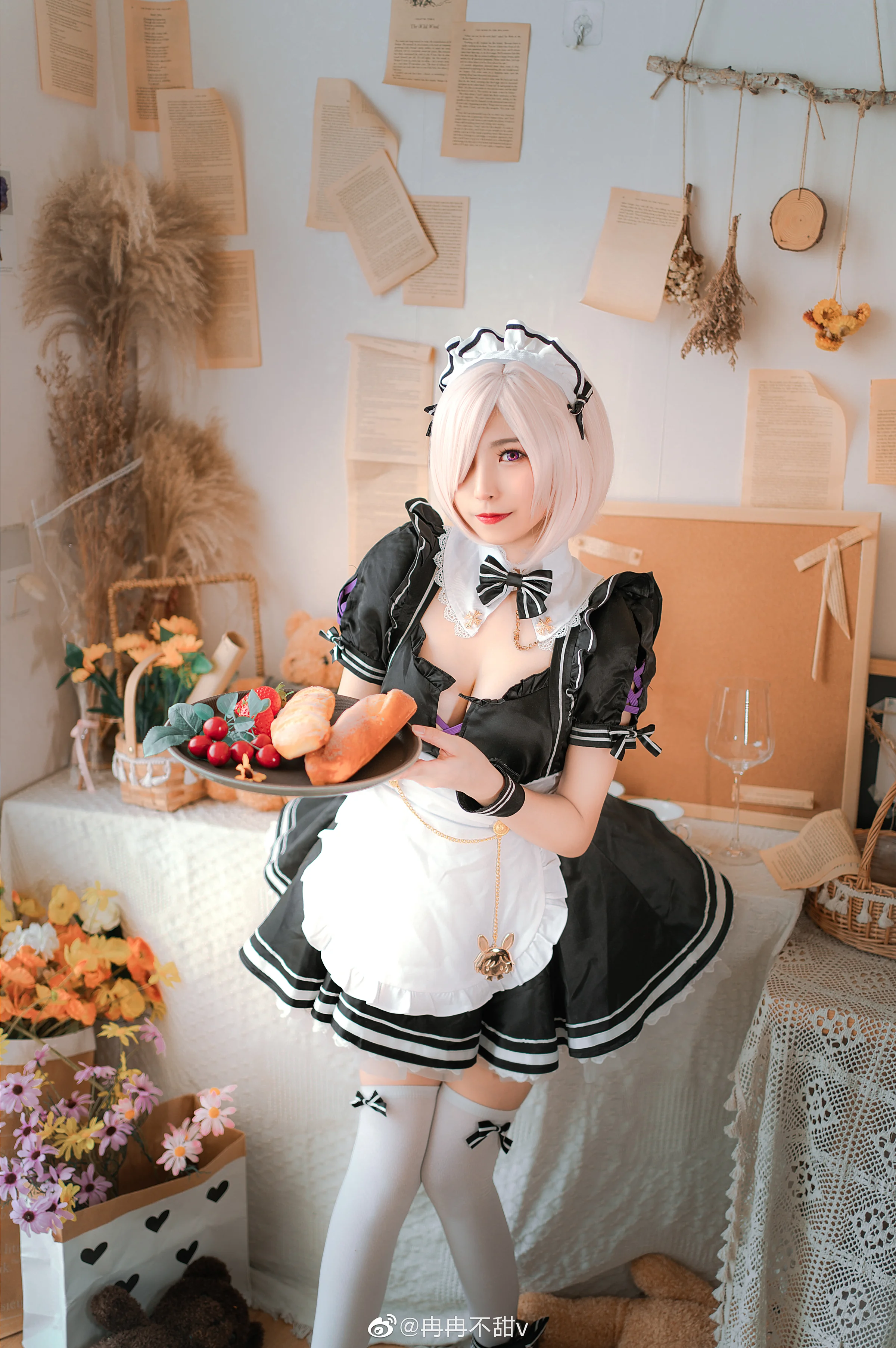 Fate/Grand Order 玛修·基列莱特 女仆COS写真