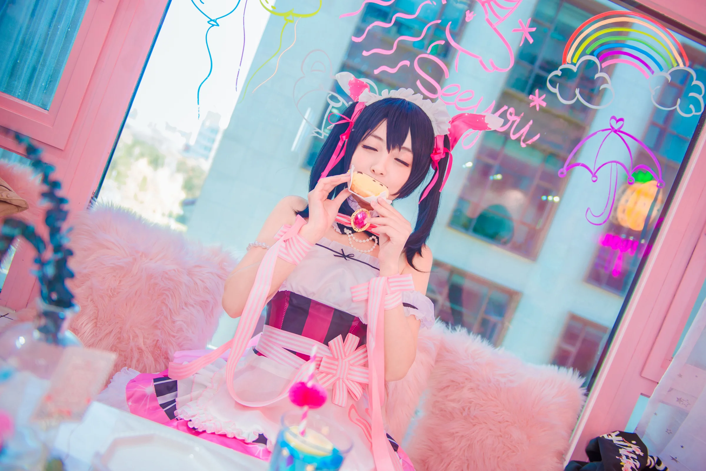 Love live！妮可情人节女仆COS写真