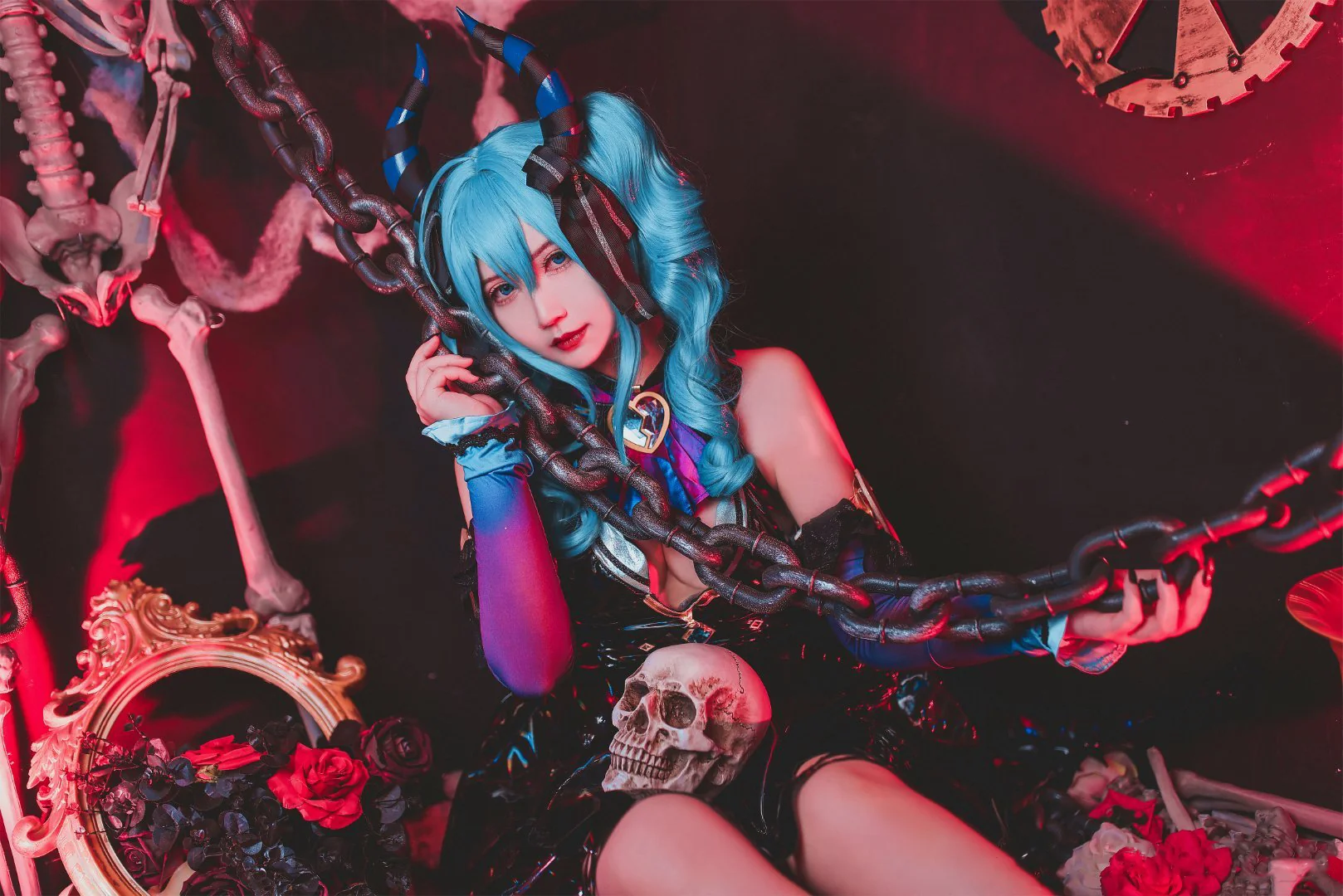 初音未来小恶魔COS写真