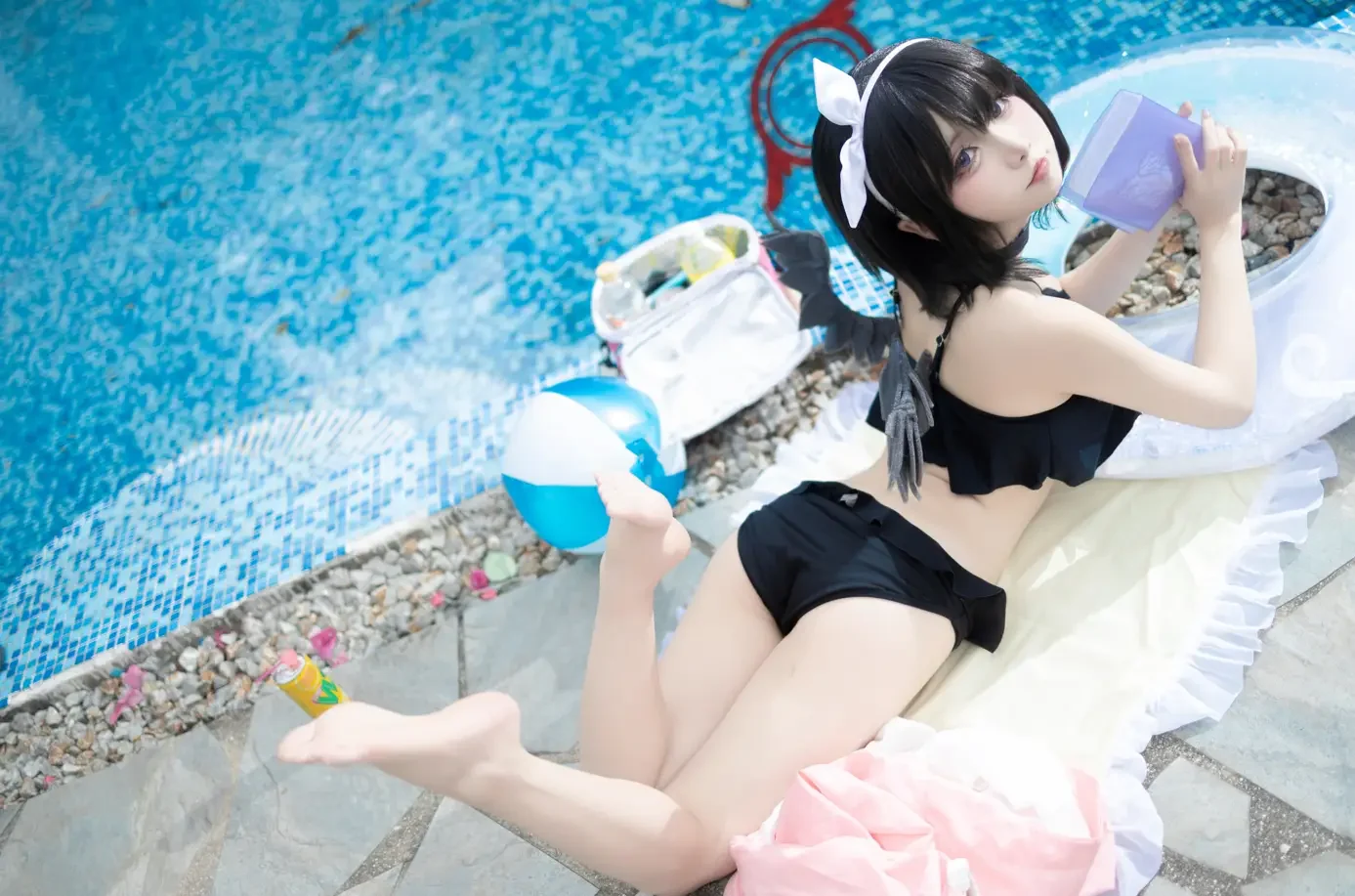 纸悦Etsu_ko – 蔚蓝档案 水真白【28P】｜高清图片集