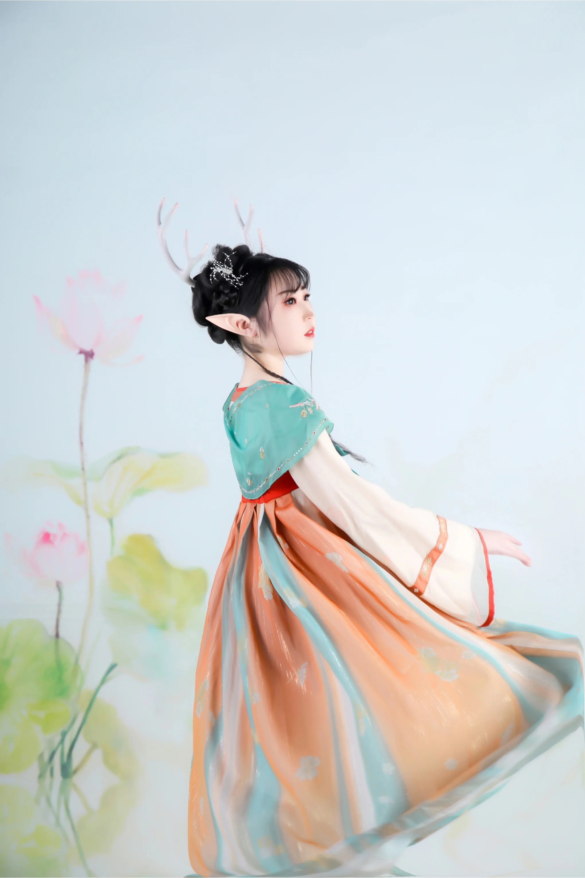 王者荣耀 瑶遇见神鹿COS写真