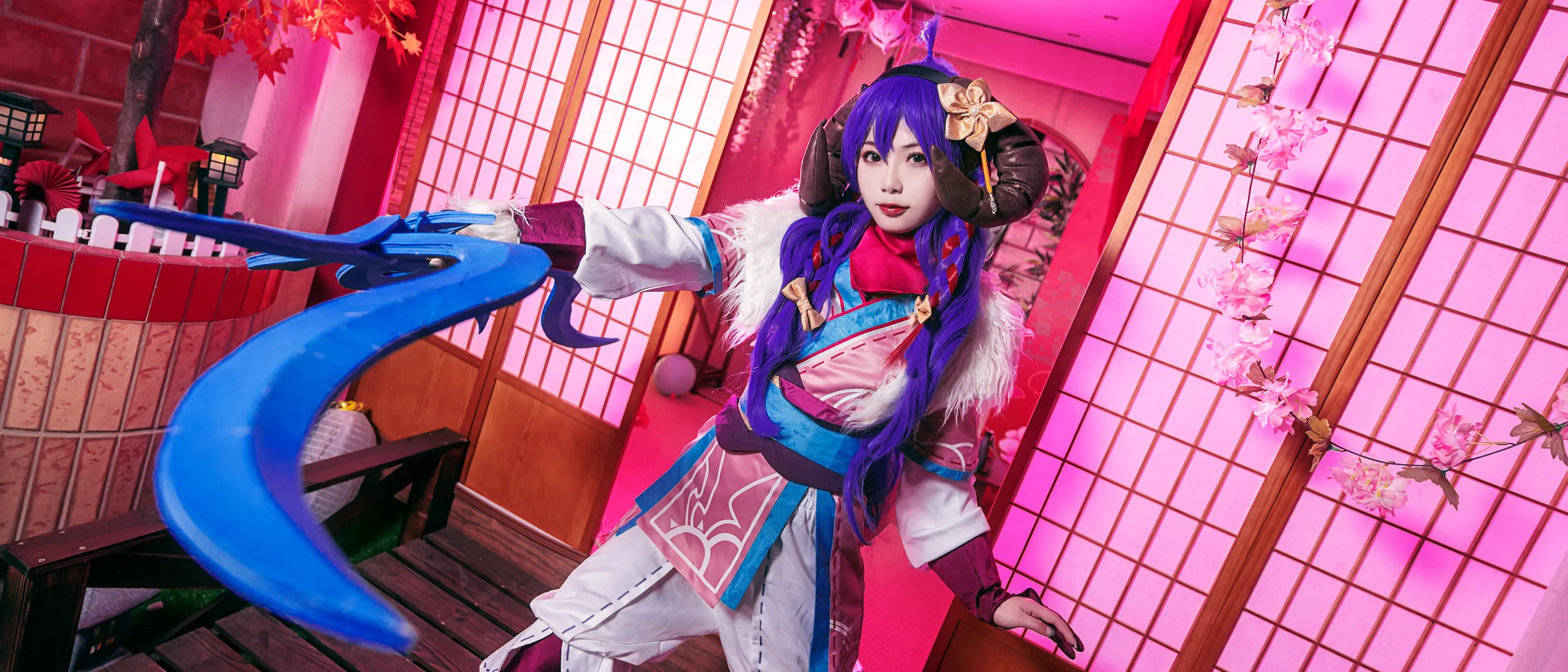 英雄联盟LOL 灵魂莲华阿狸COS写真