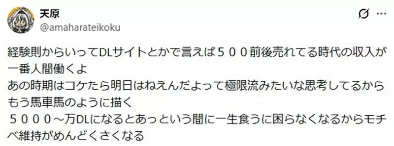 《漫畫家畫同人誌》起初生活困苦就會拚命畫 銷量穩定之後就失去創作動力了｜高清图片集