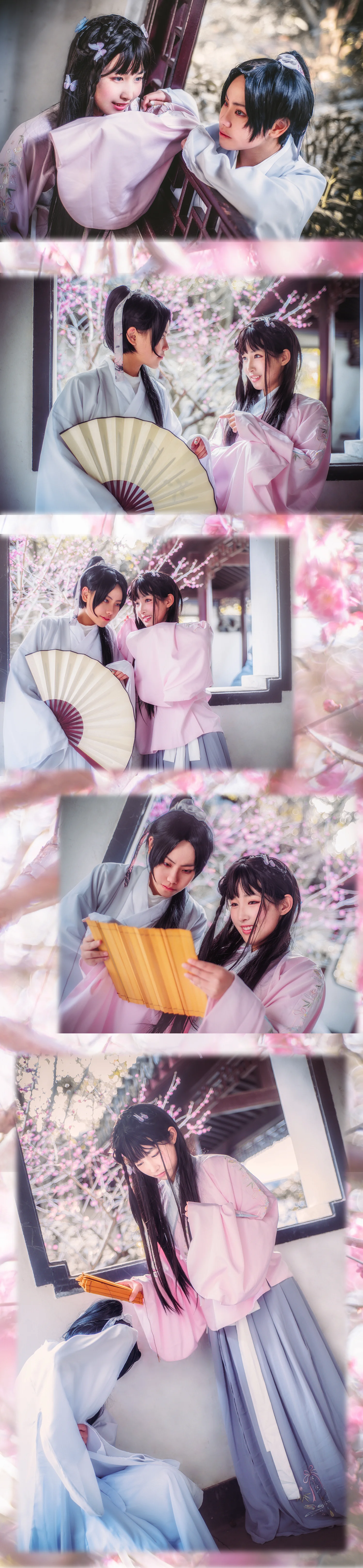 【汉服】人面桃花相映红｜高清图片集