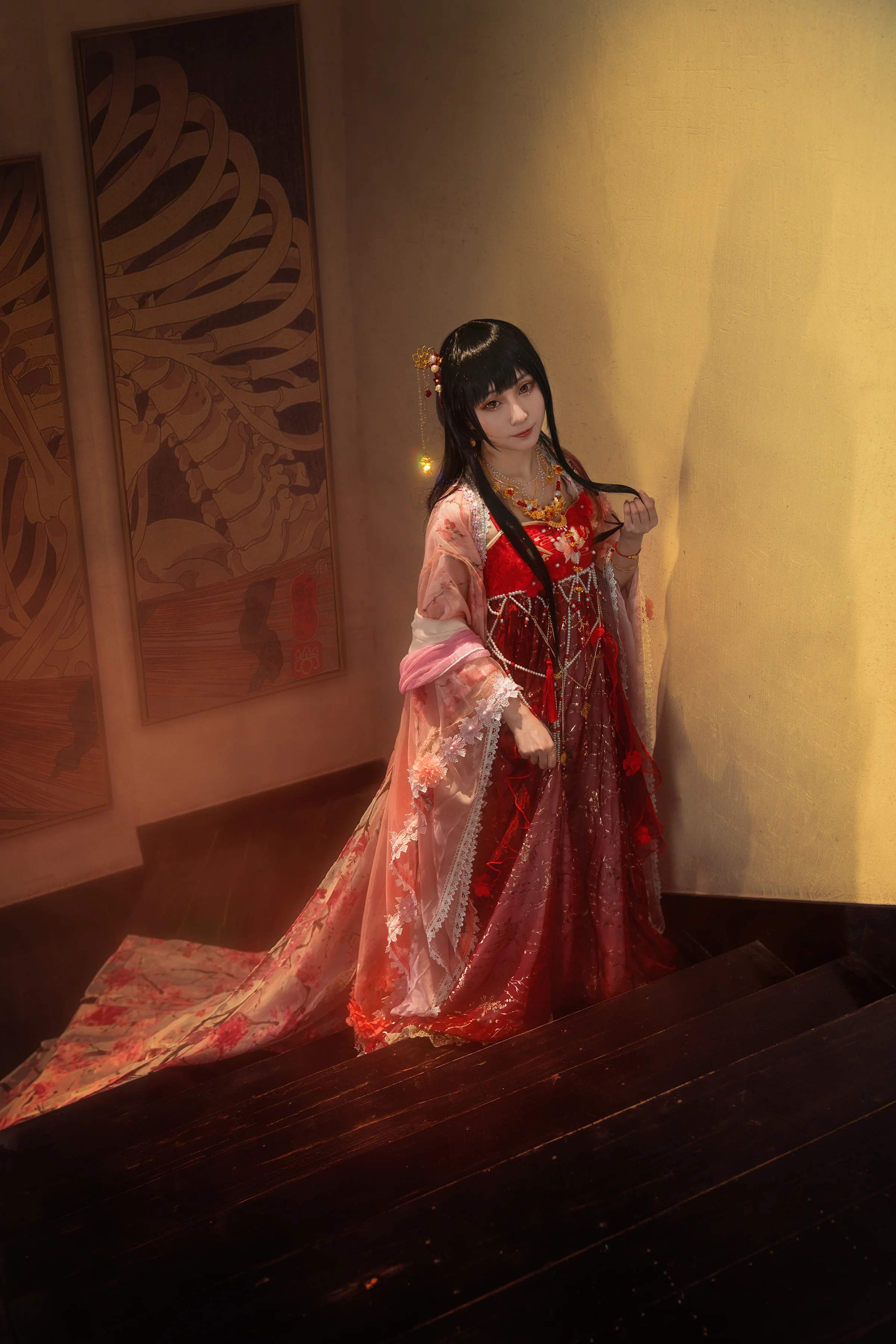 东方project蓬莱山辉夜COS写真
