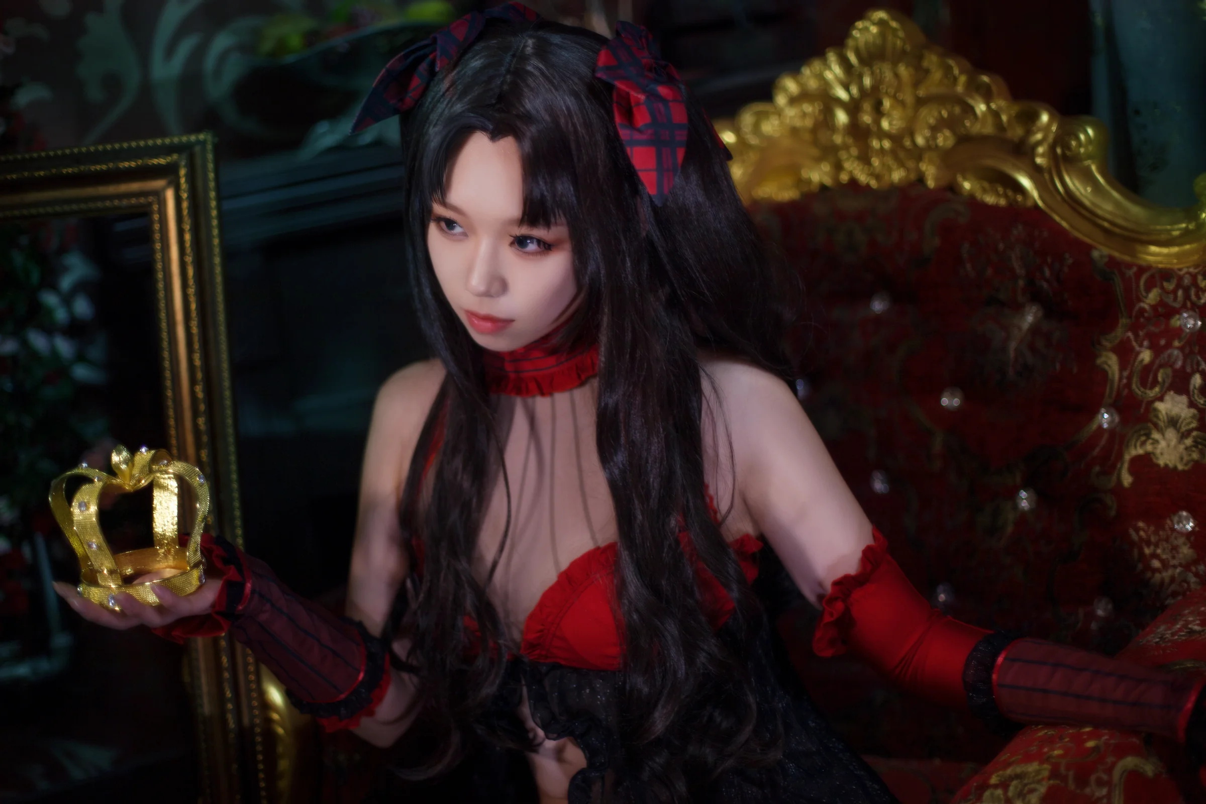 FATE 远坂凛COS写真 月之女王