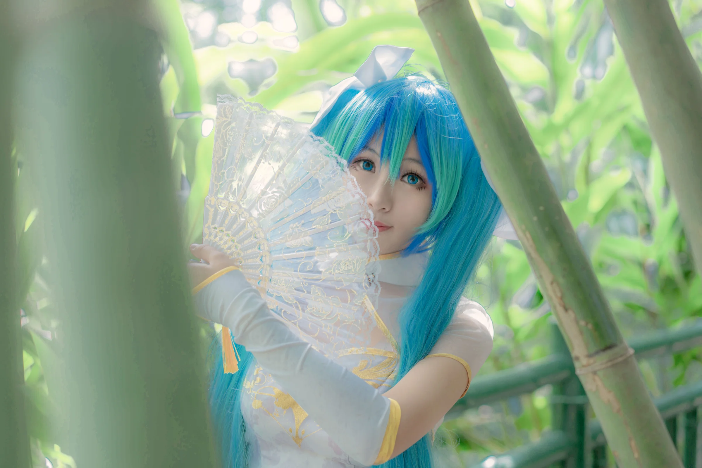 VOCALOIDmiku金丝雀COS写真
