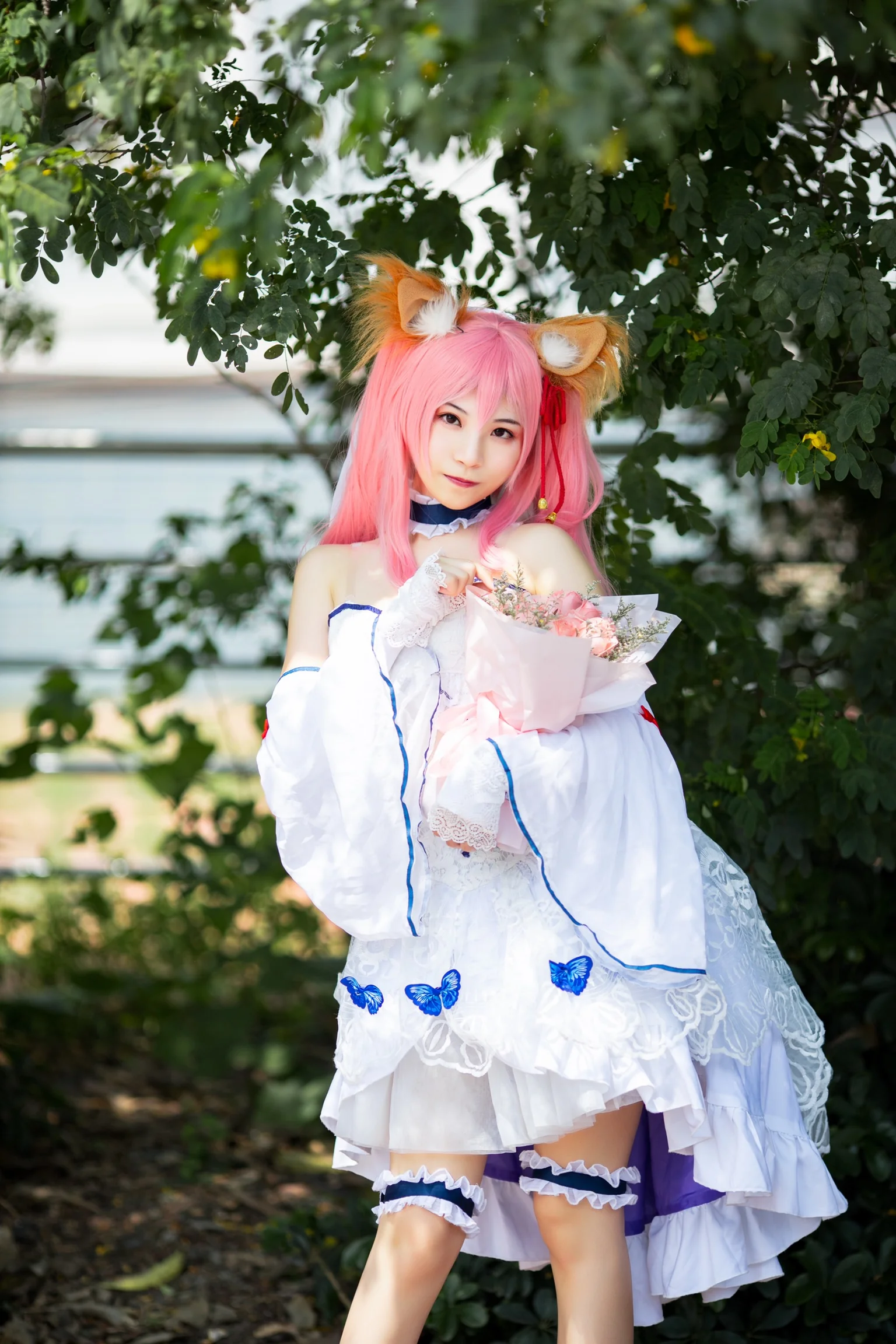 Fate/GrandOrder玉藻前花嫁COS写真