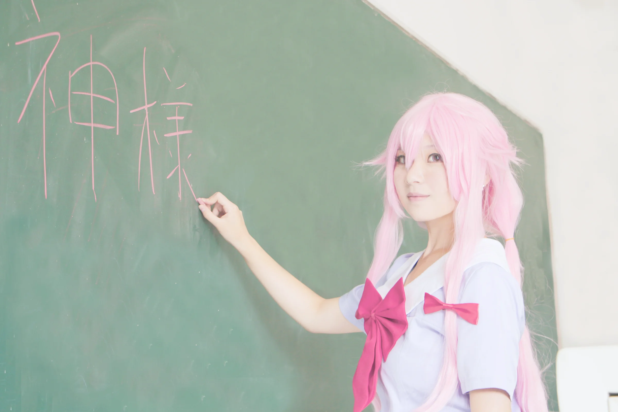 未来日记我妻由乃COS写真